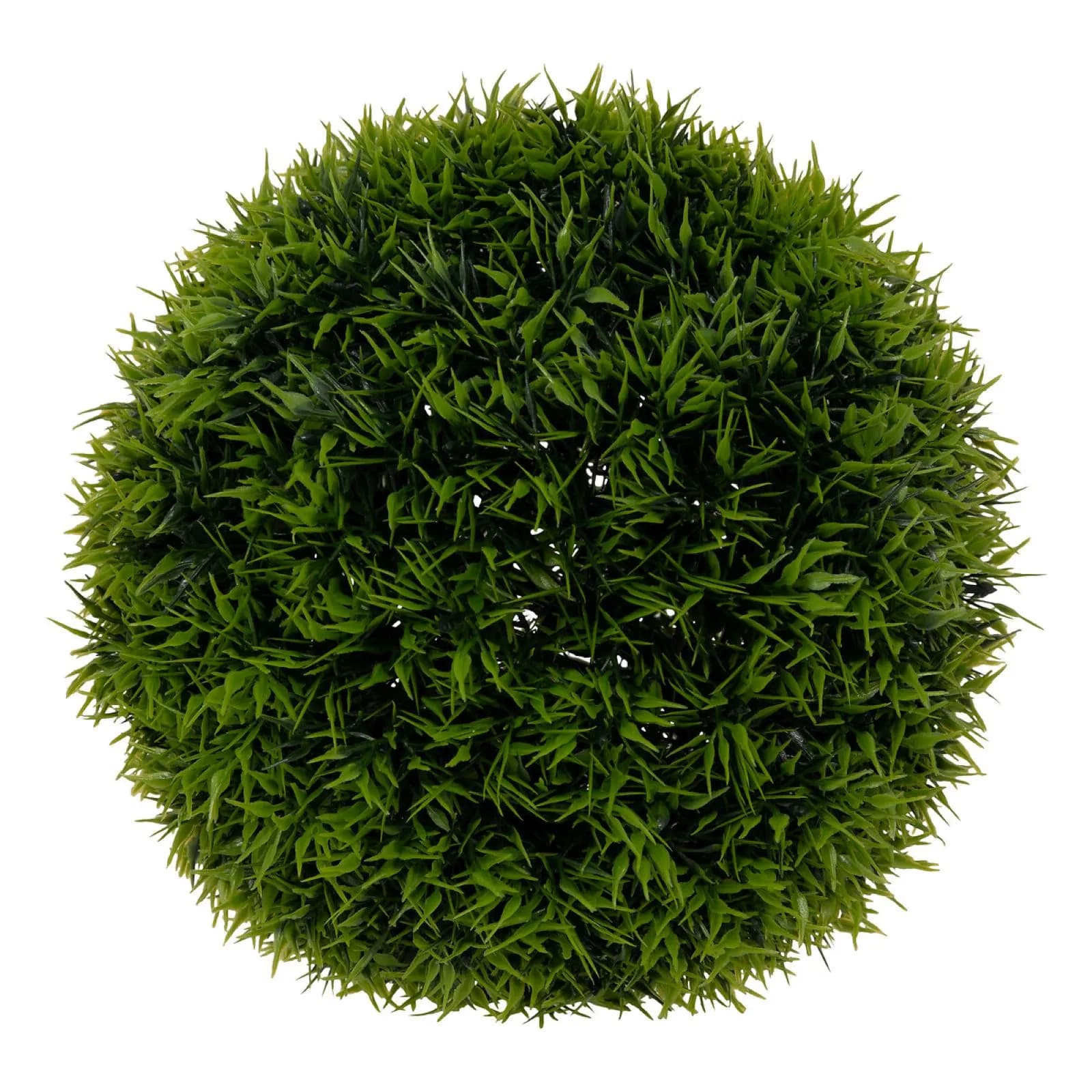 Pianta artificiale rotonda 18 cm erba a forma di sfera
