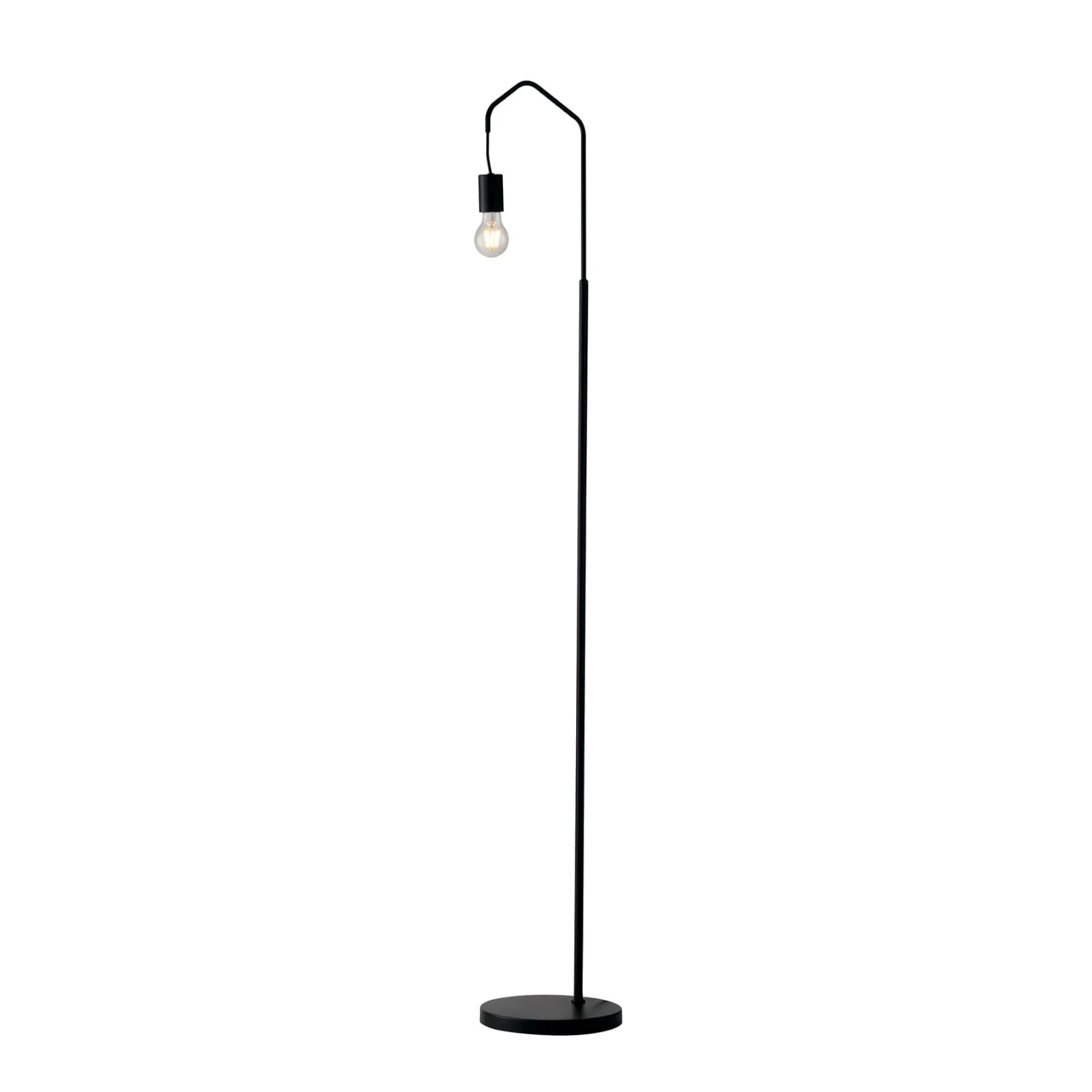 Piantana 165 cm in metallo nero