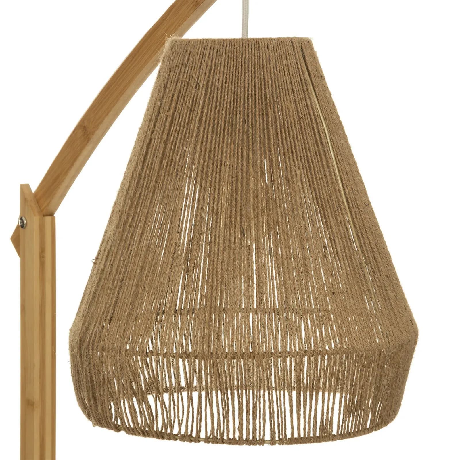 Piantana ad arco 158 h cm in bambù naturale