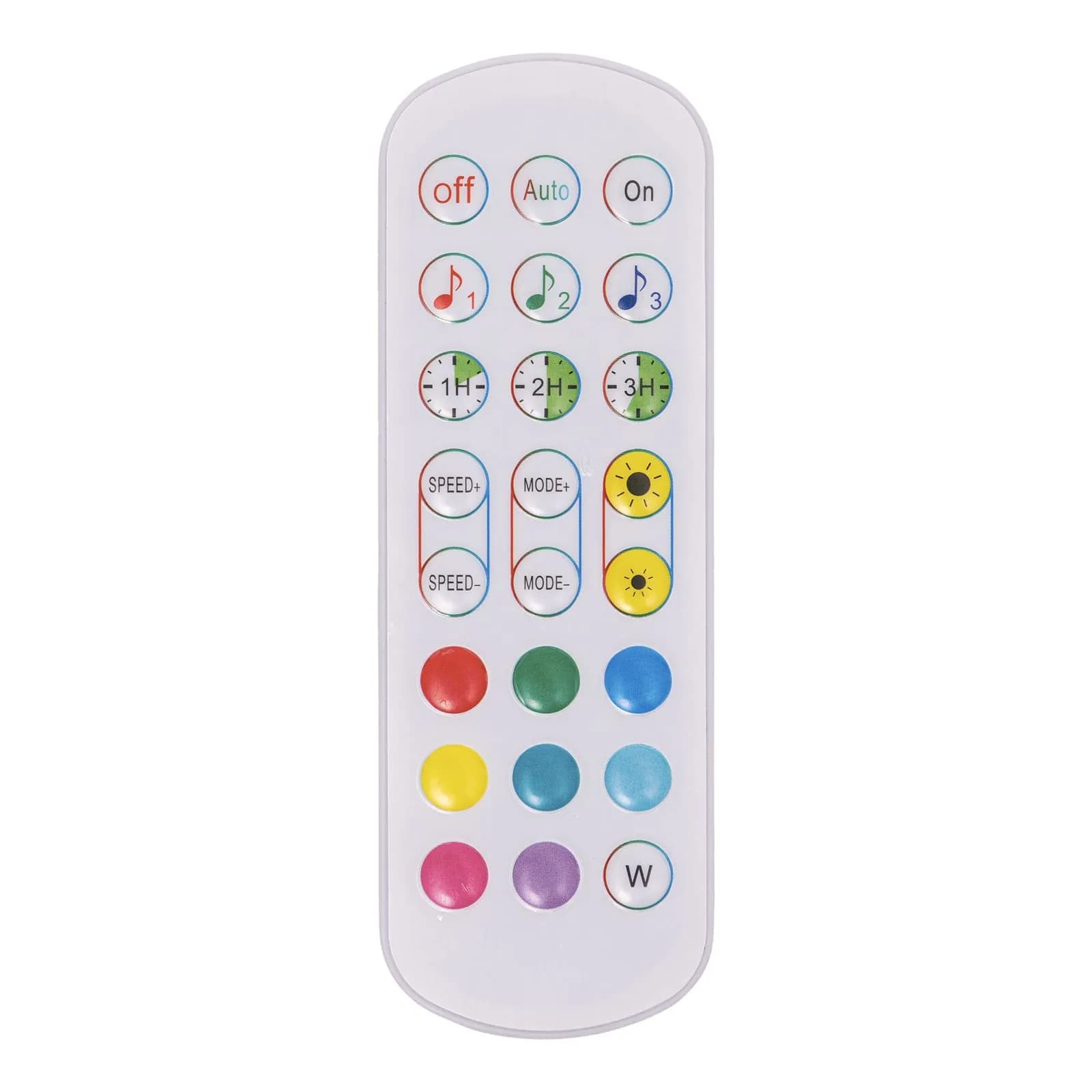 Piantana LED 122h cm multicolore reattiva ai suoni con telecomando