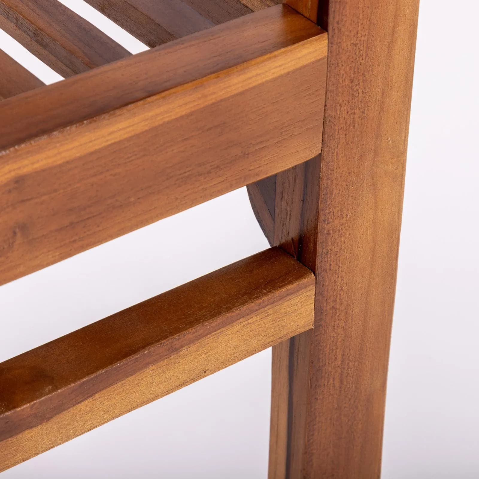 Sedia da giardino con braccioli in legno teak - Louis