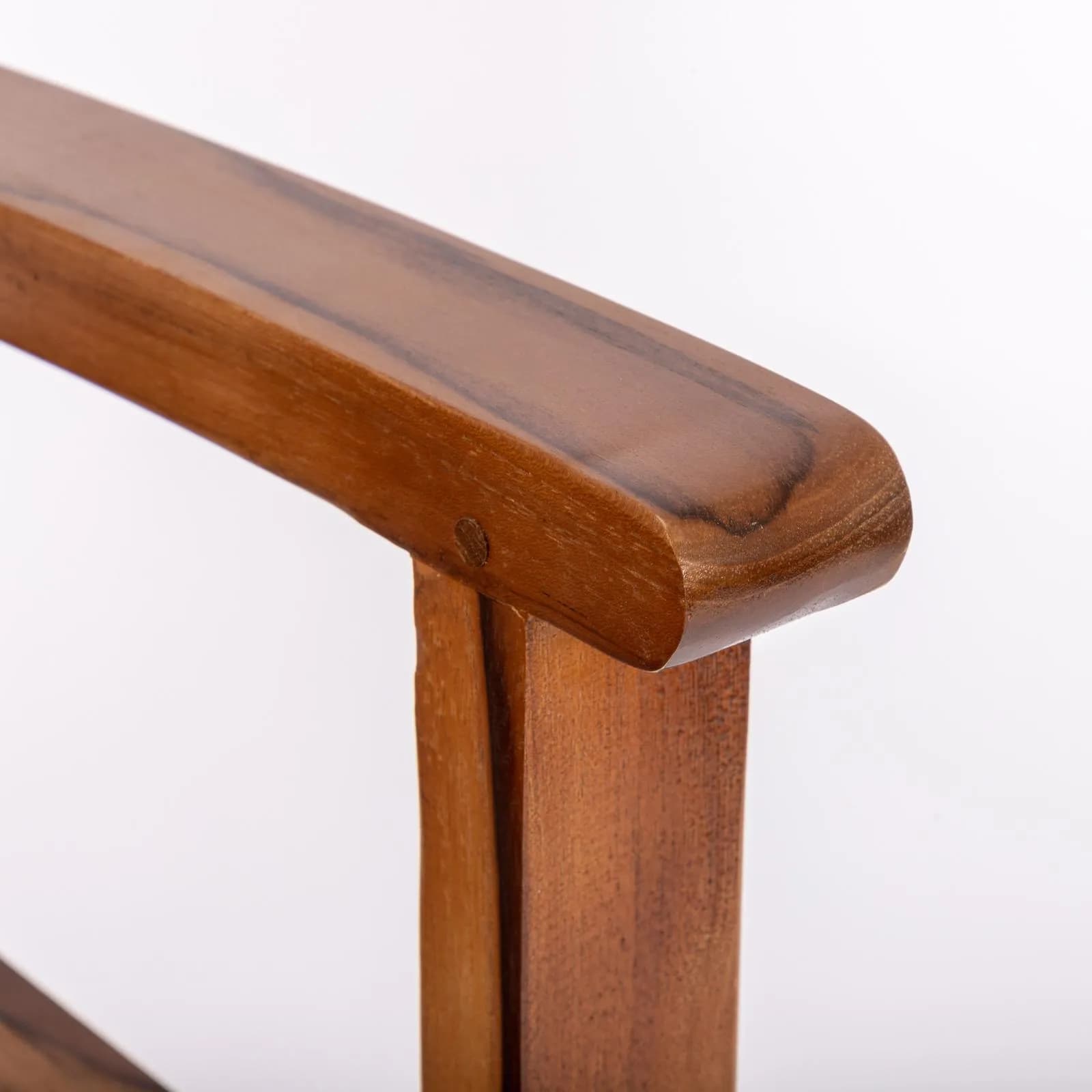 Sedia da giardino con braccioli in legno teak - Louis