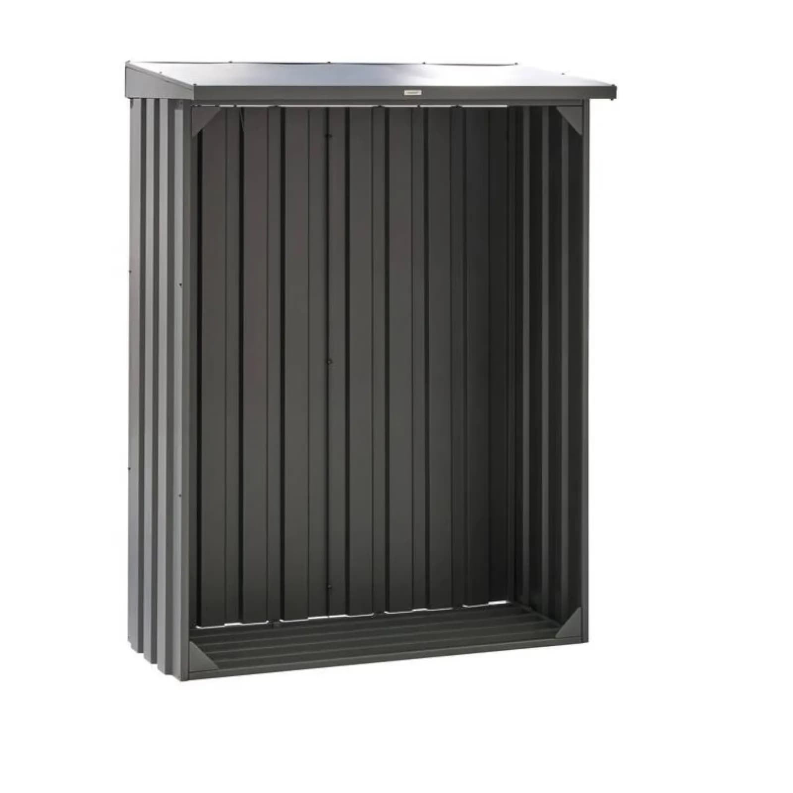 Portalegna 150x60x200h cm in acciaio antracite - Levent