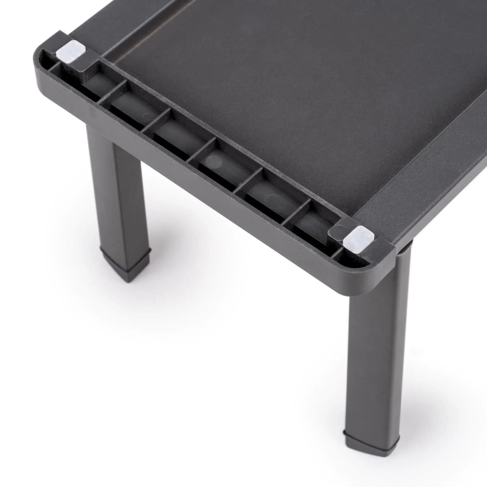 Portapiatti verticale per cassetto in alluminio e ABS antracite - Orderly