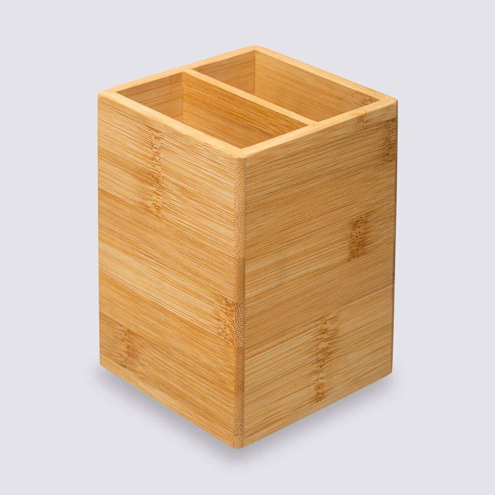 Portaposate d'appoggio 10x15h cm in bambù naturali con fondo forato