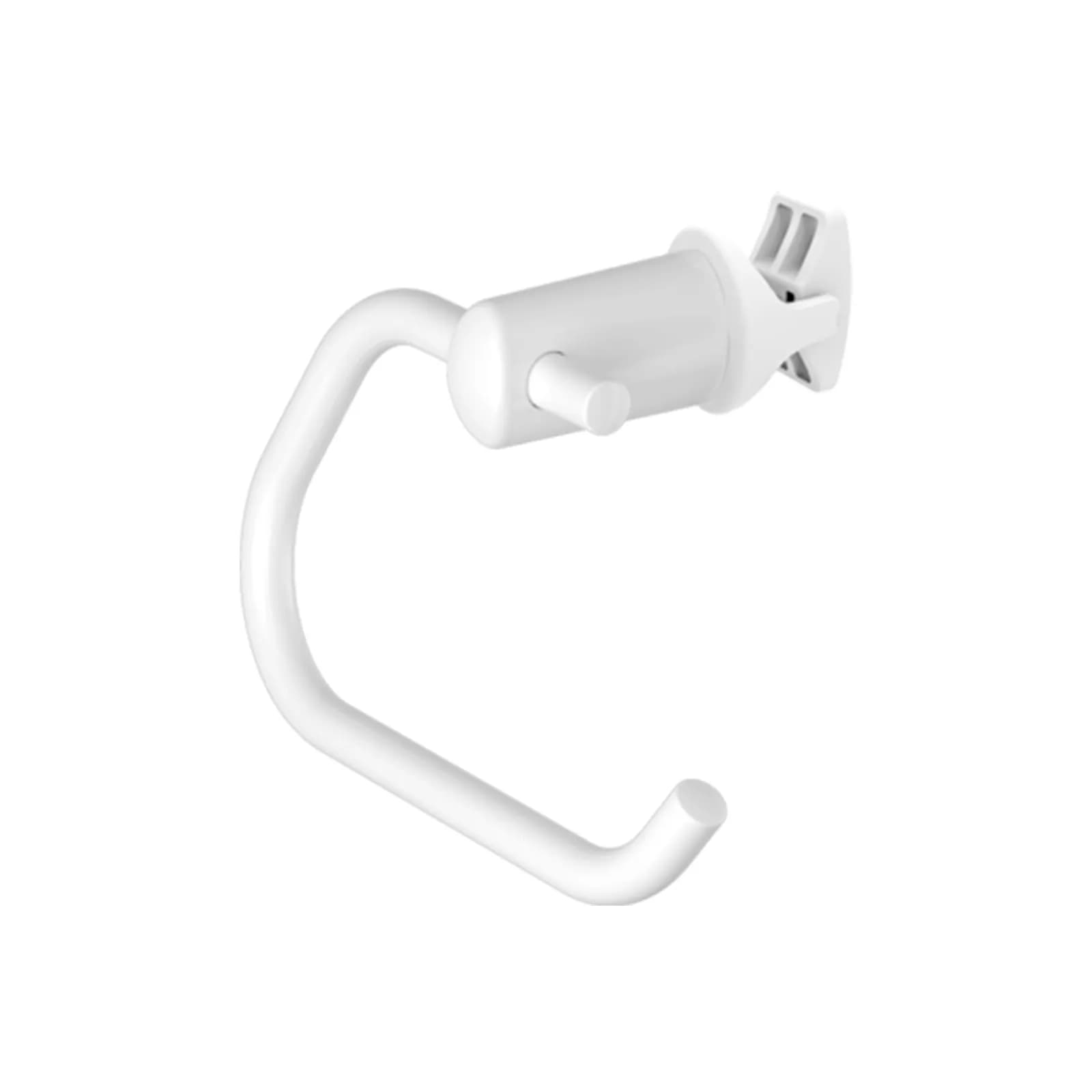 Portarotolo bianco abs porta carta igienica per radiatori e scaldasalviette 12,6 cm