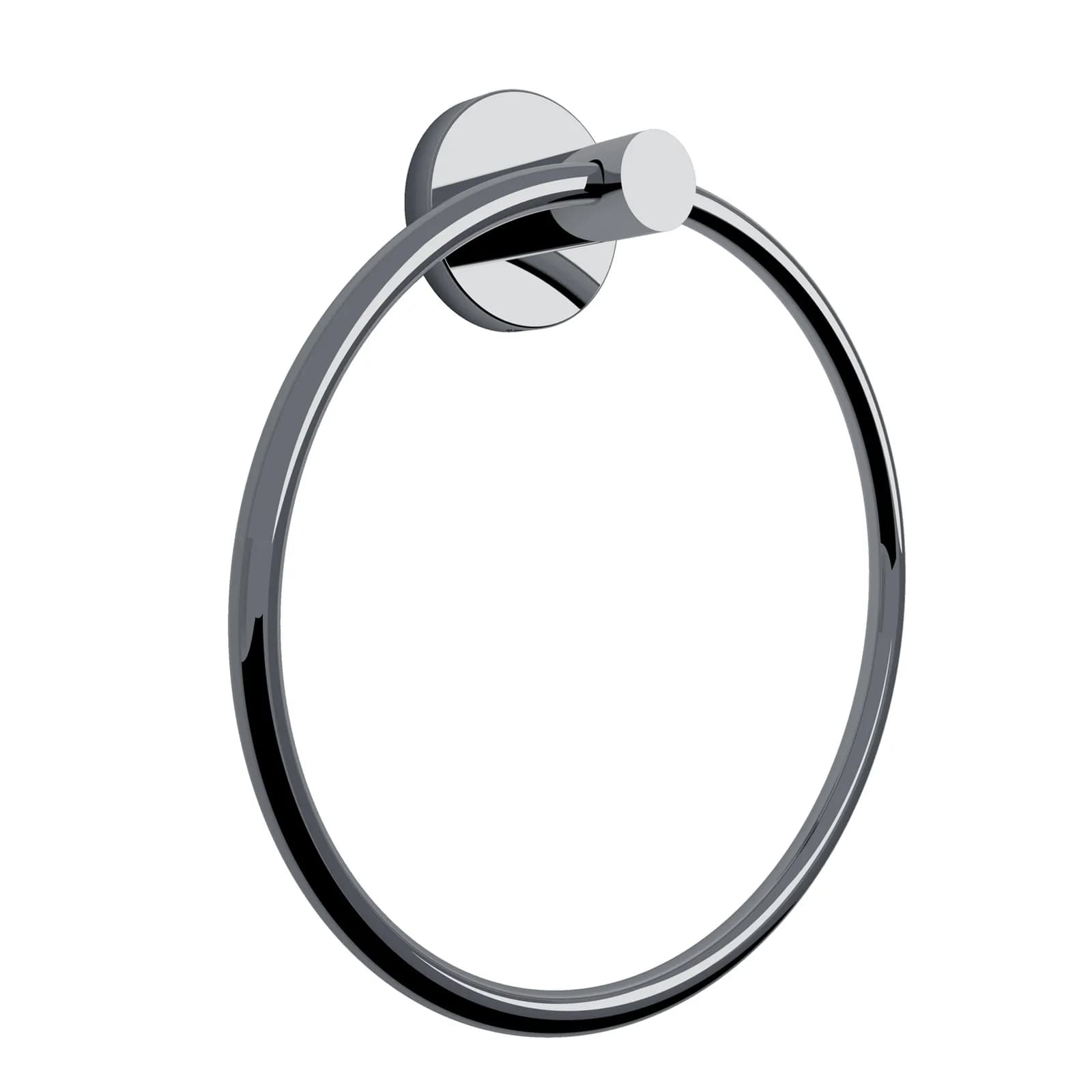 Portasalviette ad anello chiuso in acciaio inox e cromall cromo - Felce Plus di Gedy