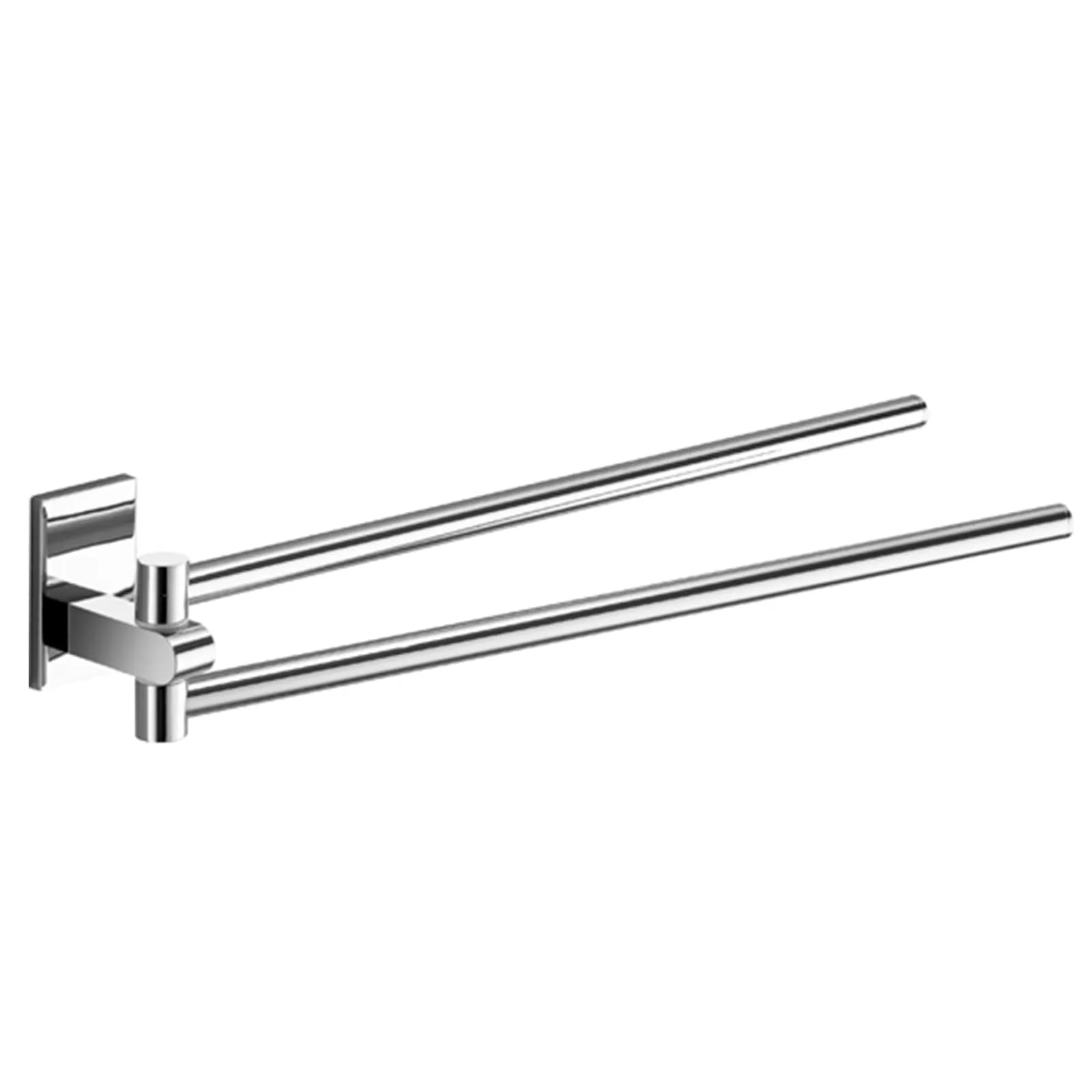 Portasalviette snodo a muro in acciaio inox e cromall cromo - Maine di Gedy