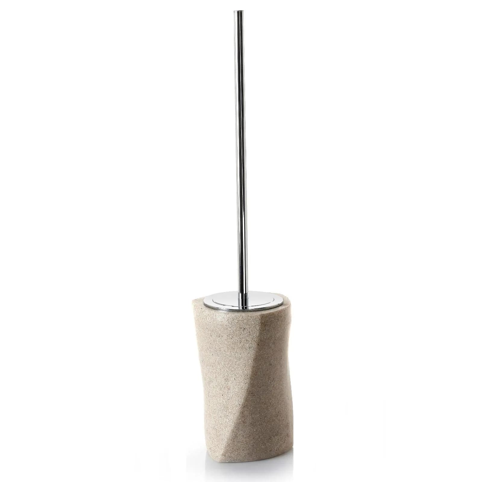 Portascopino d'appoggio in resina beige - Libra di Gedy