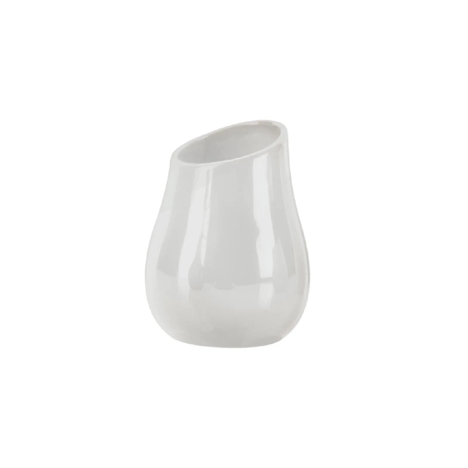 Portaspazzolini d'appoggio in ceramica bianco - Azalea di Gedy