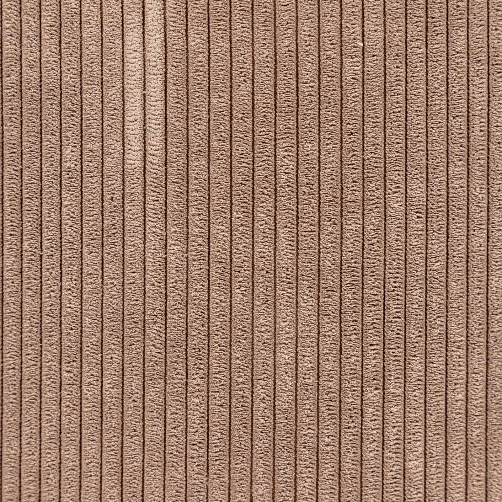 Pouf rotondo 35x42h cm in velluto a coste tortora e base oro - Divo