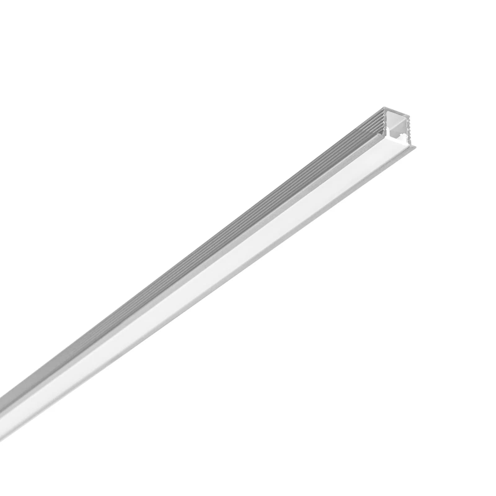 Profilo a rapido fissaggio 200x1,2 cm in alluminio silver - Costaky