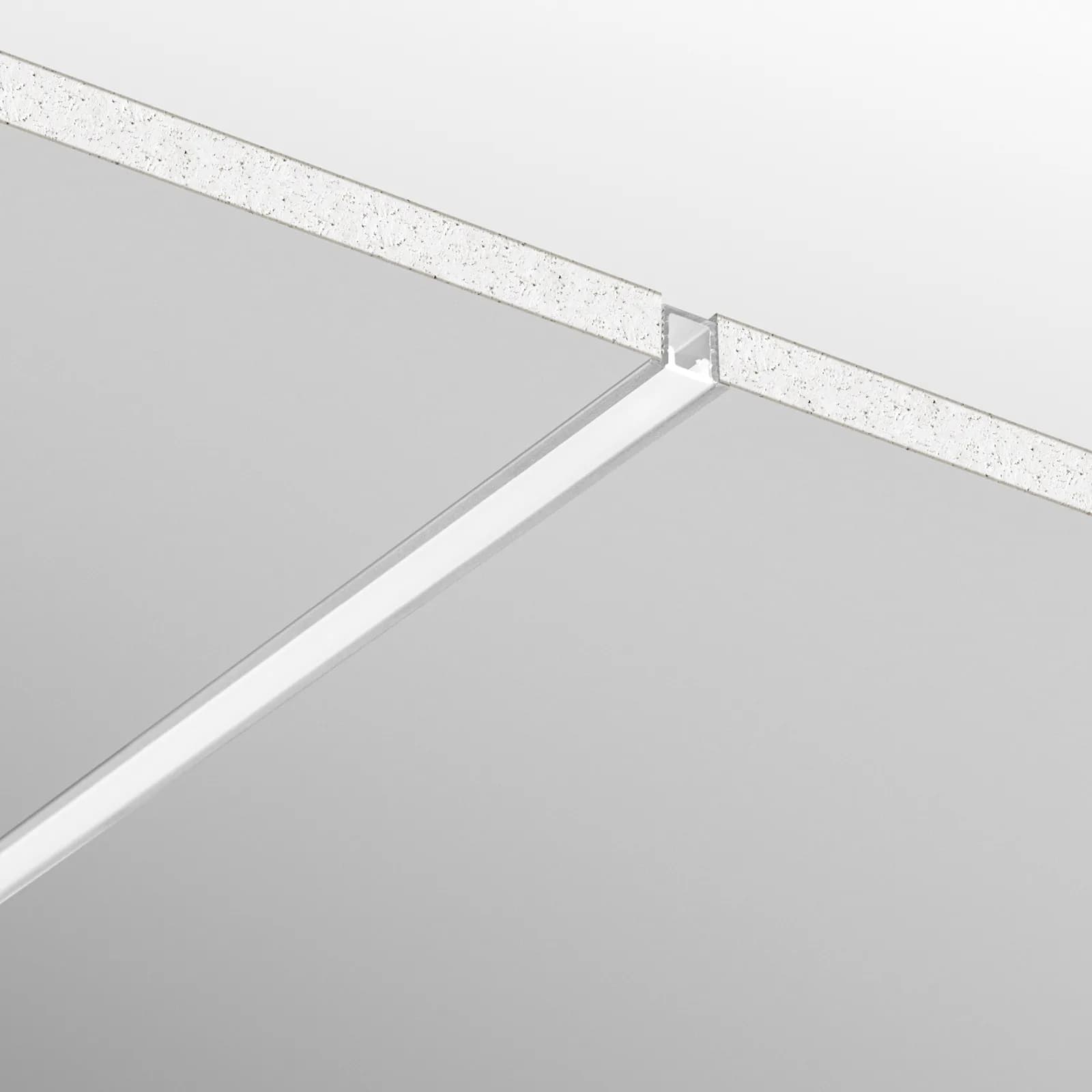Profilo a rapido fissaggio 200x1,2 cm in alluminio silver - Costaky