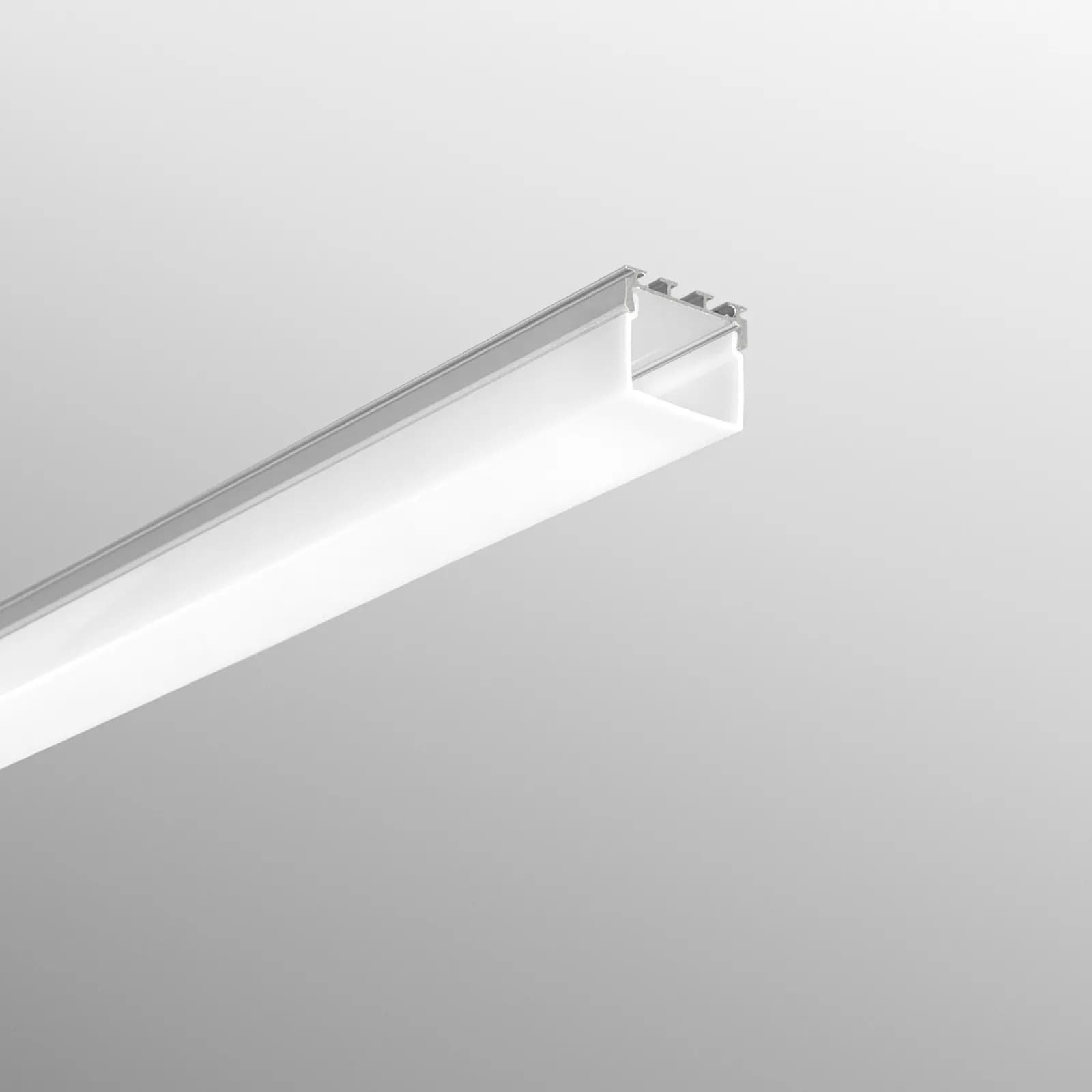 Profilo squadrato 200x2,7 cm in alluminio silver - Laky