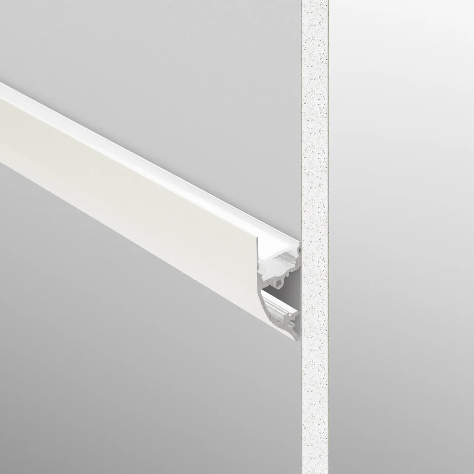 Profilo a veletta 200x1,2 cm in alluminio bianco - Veily
