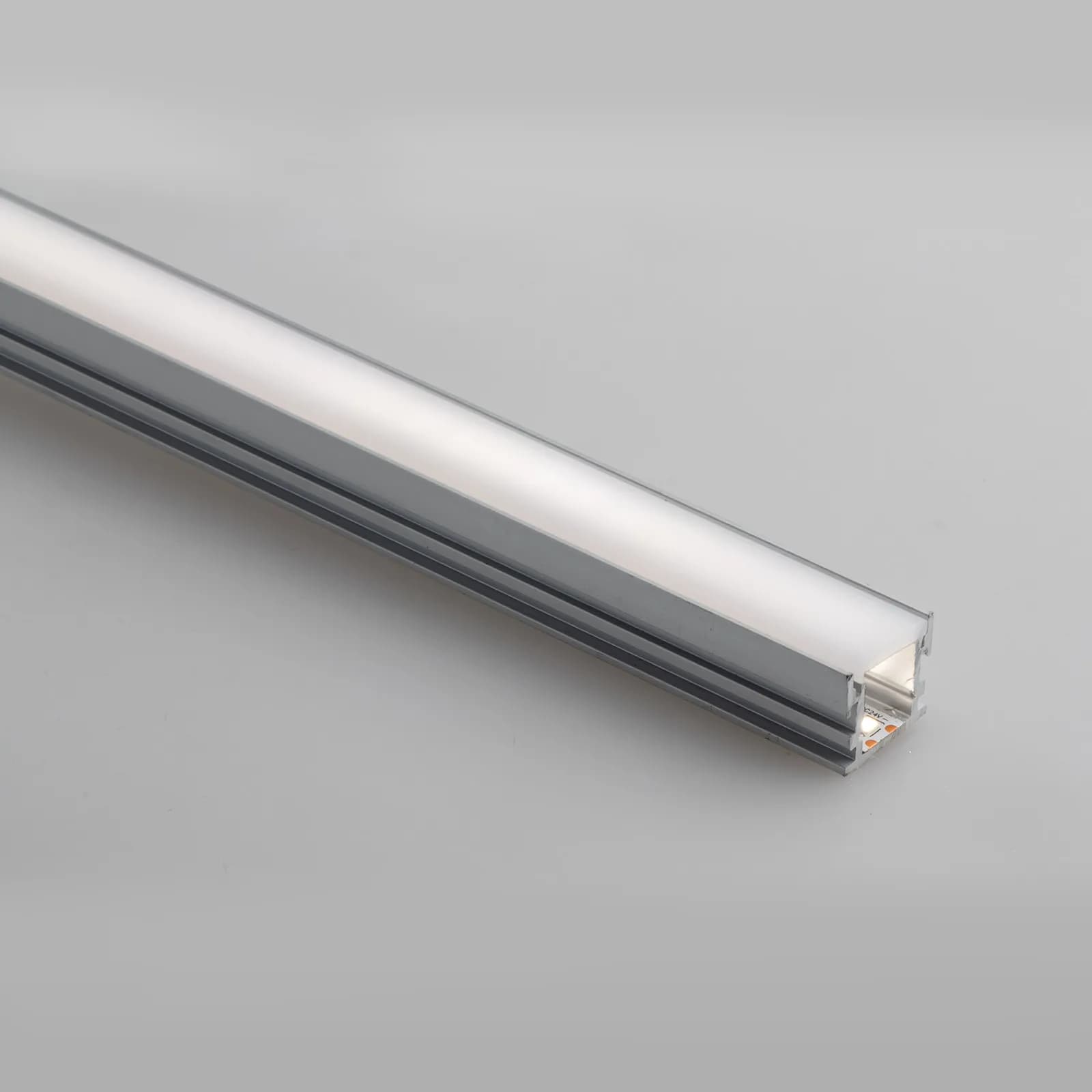 Profilo ad incasso calpestabile 200x2,2 cm in alluminio silver - Drivex