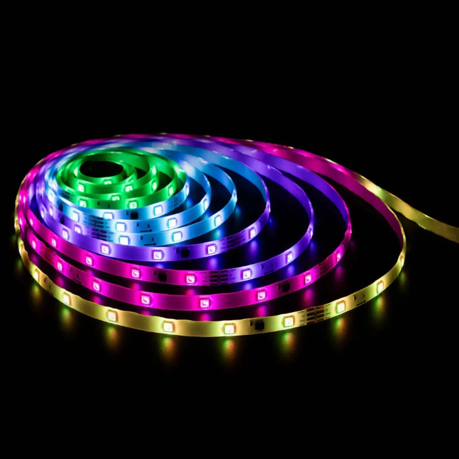 Rotolo strip LED 5 m luce multicolore con bluetooth e rivestimento in silicone - Frimer