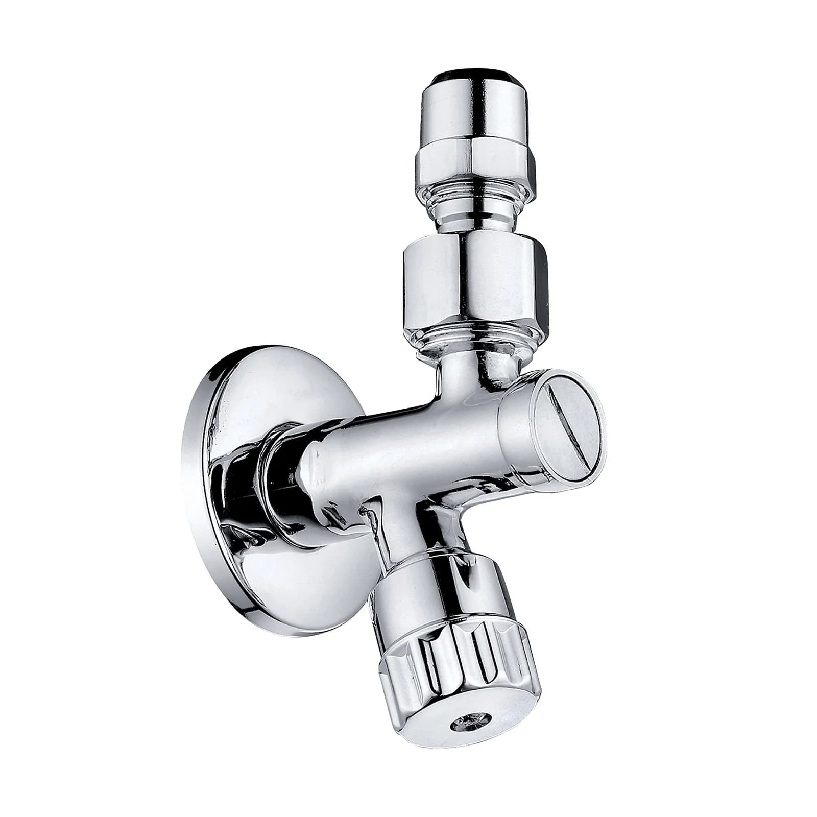 Rubinetto sottolavabo a vitone attacchi 1/2'' x 1/2''