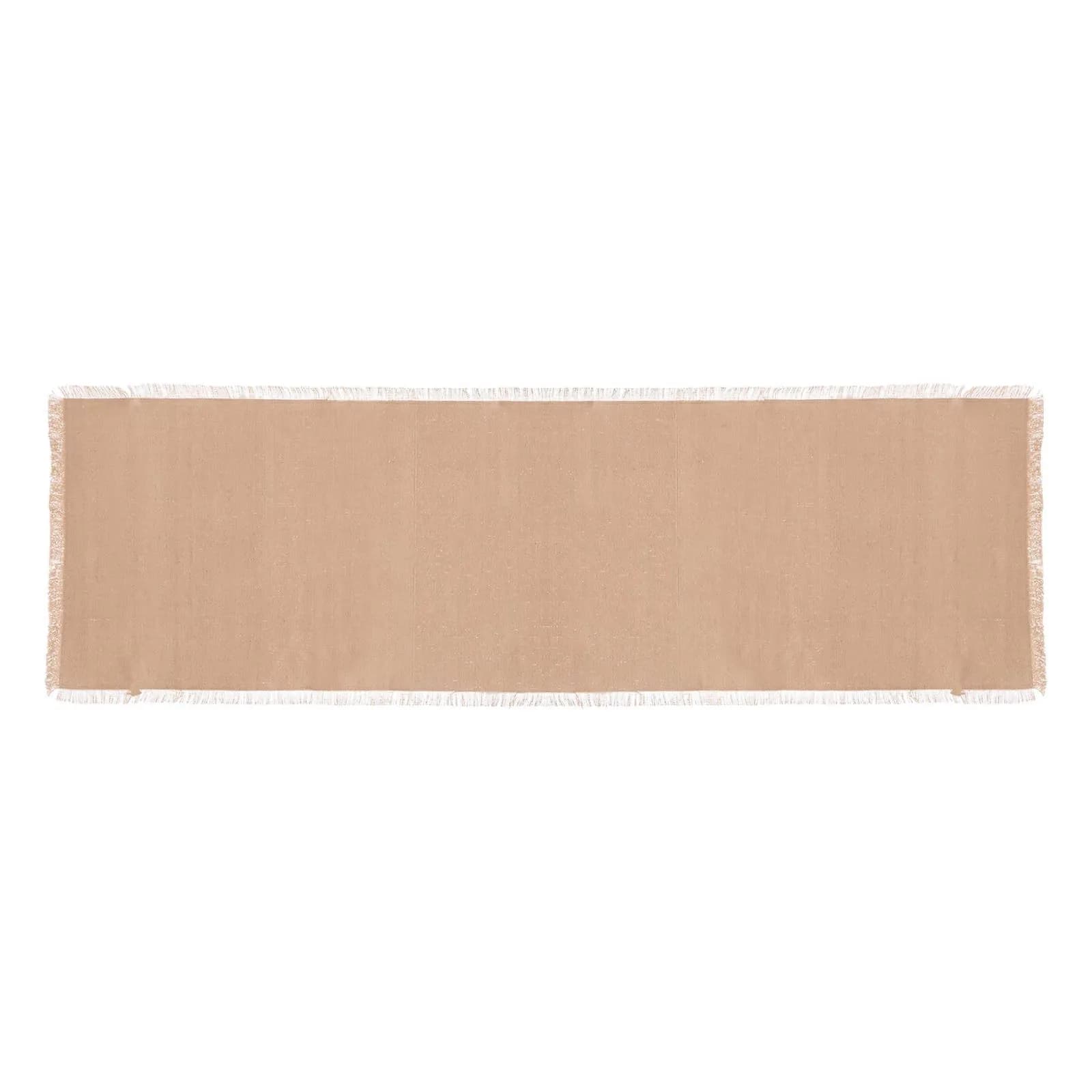 Runner da tavolo 140x38 cm in cotone beige - Saphir