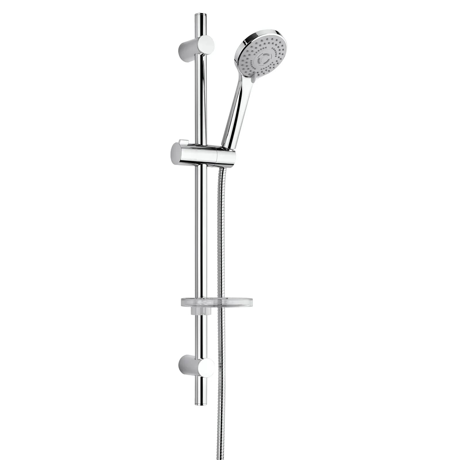 Saliscendi doccia 70h cm con doccino 5 getti - Plaza di Jacuzzi - Rubinetteria
