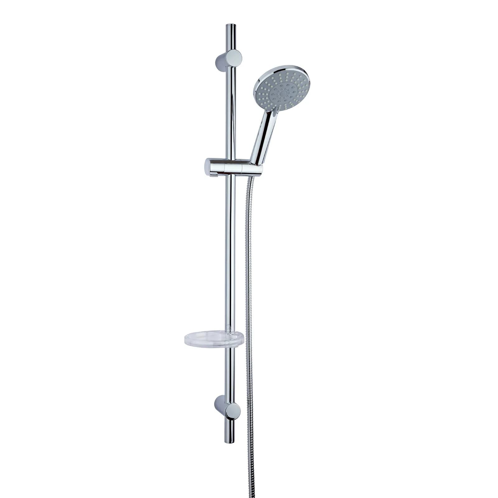 Saliscendi doccia 90h cm regolabile con doccino - Crux di Jacuzzi - Rubinetteria