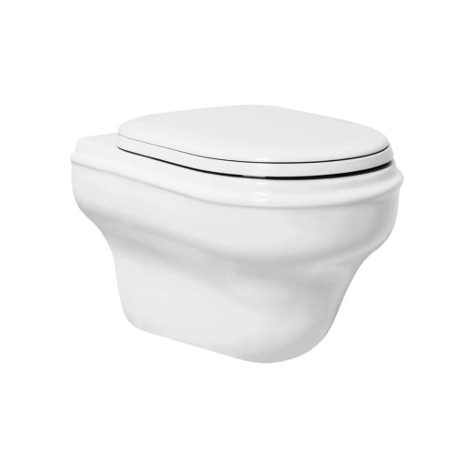 Sanitari sospesi Charme di Azzurra in ceramica con sedile copriwc softclose