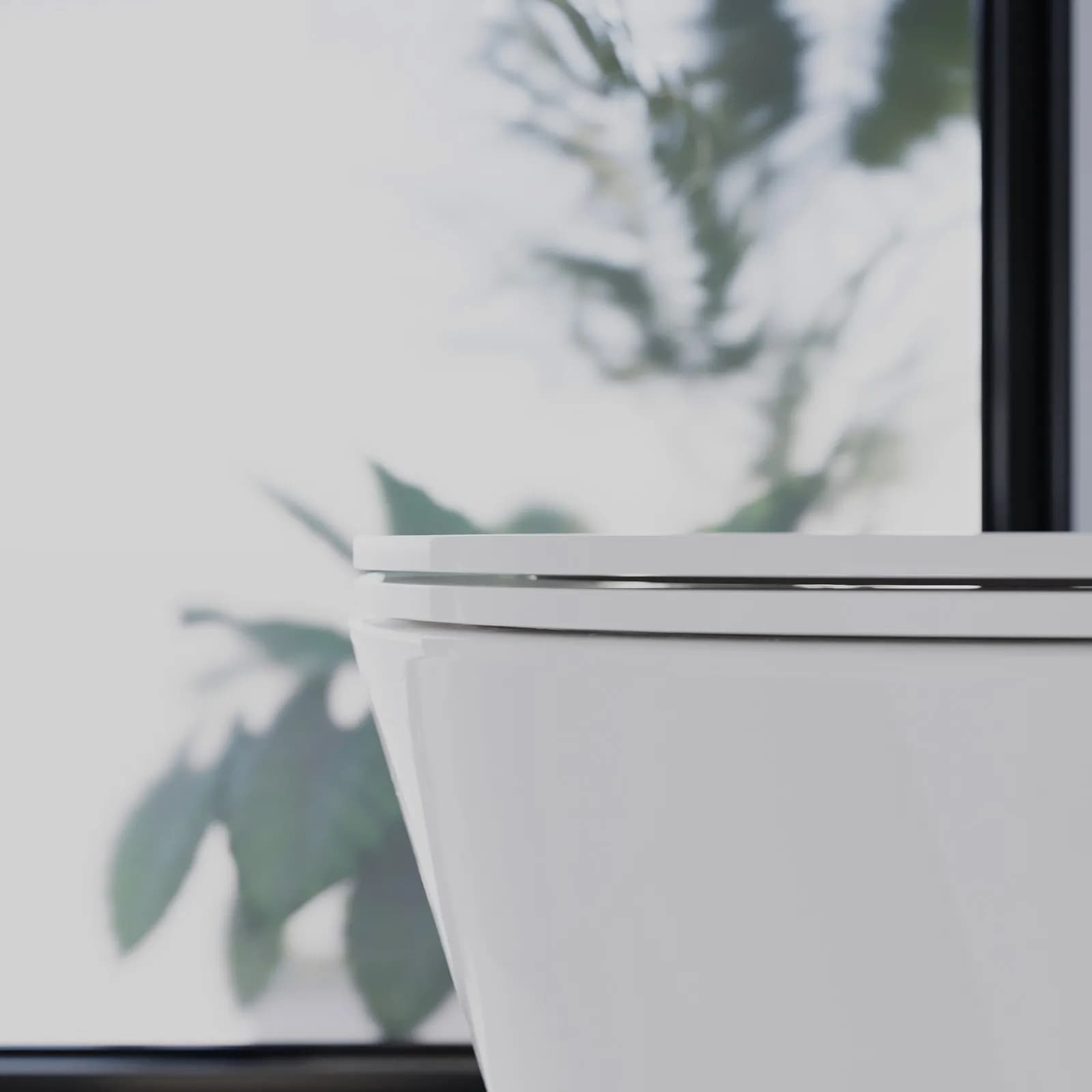 Sanitari sospesi con sedile softclose a sgancio rapido con vaso rimless Love