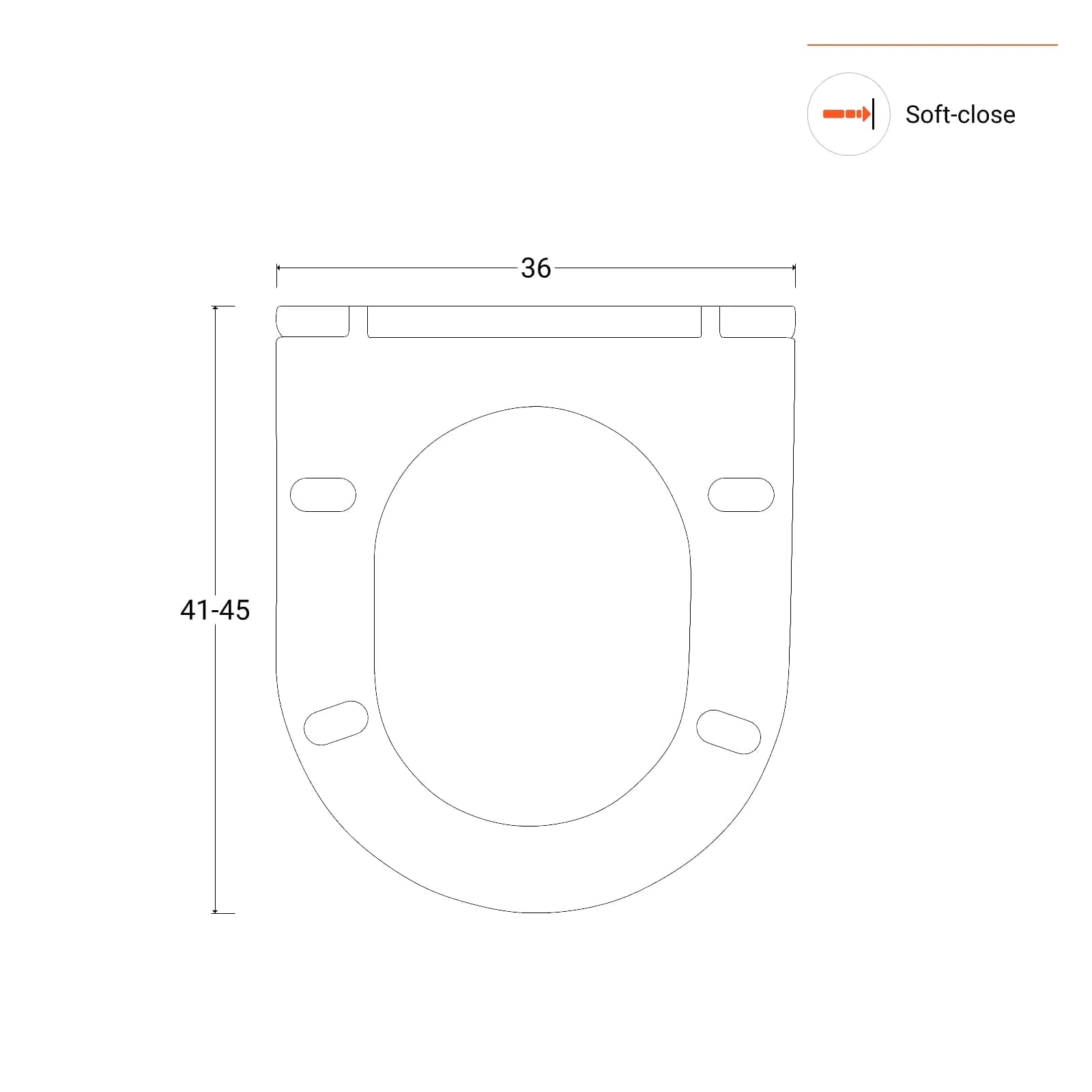 Sanitari sospesi in ceramica senza brida con sedile softclose - Zela