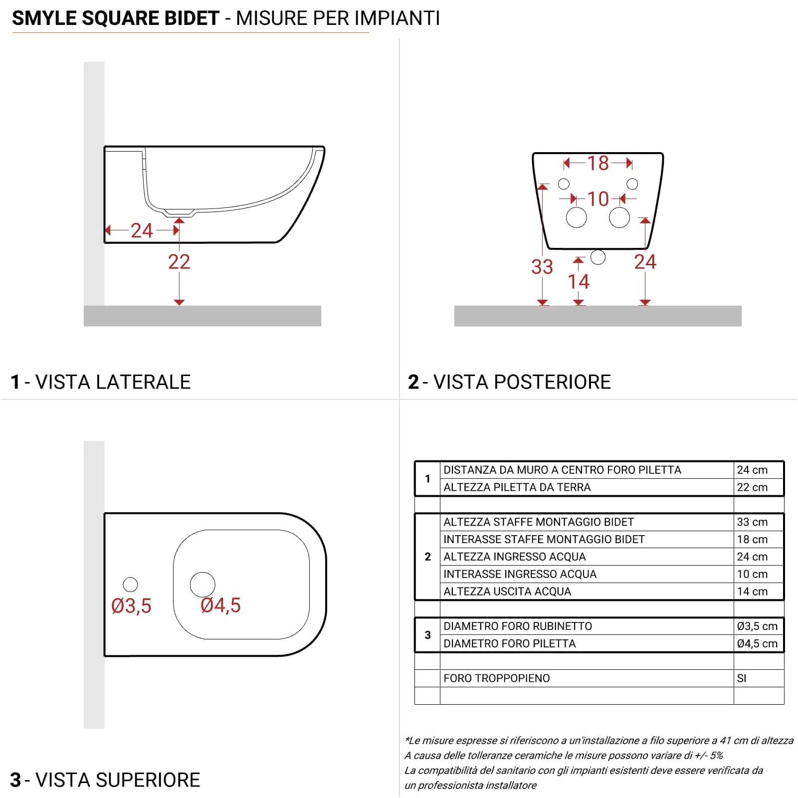 Sanitari sospesi rimfree sedile Soft Close Serie Smyle Square - Geberit