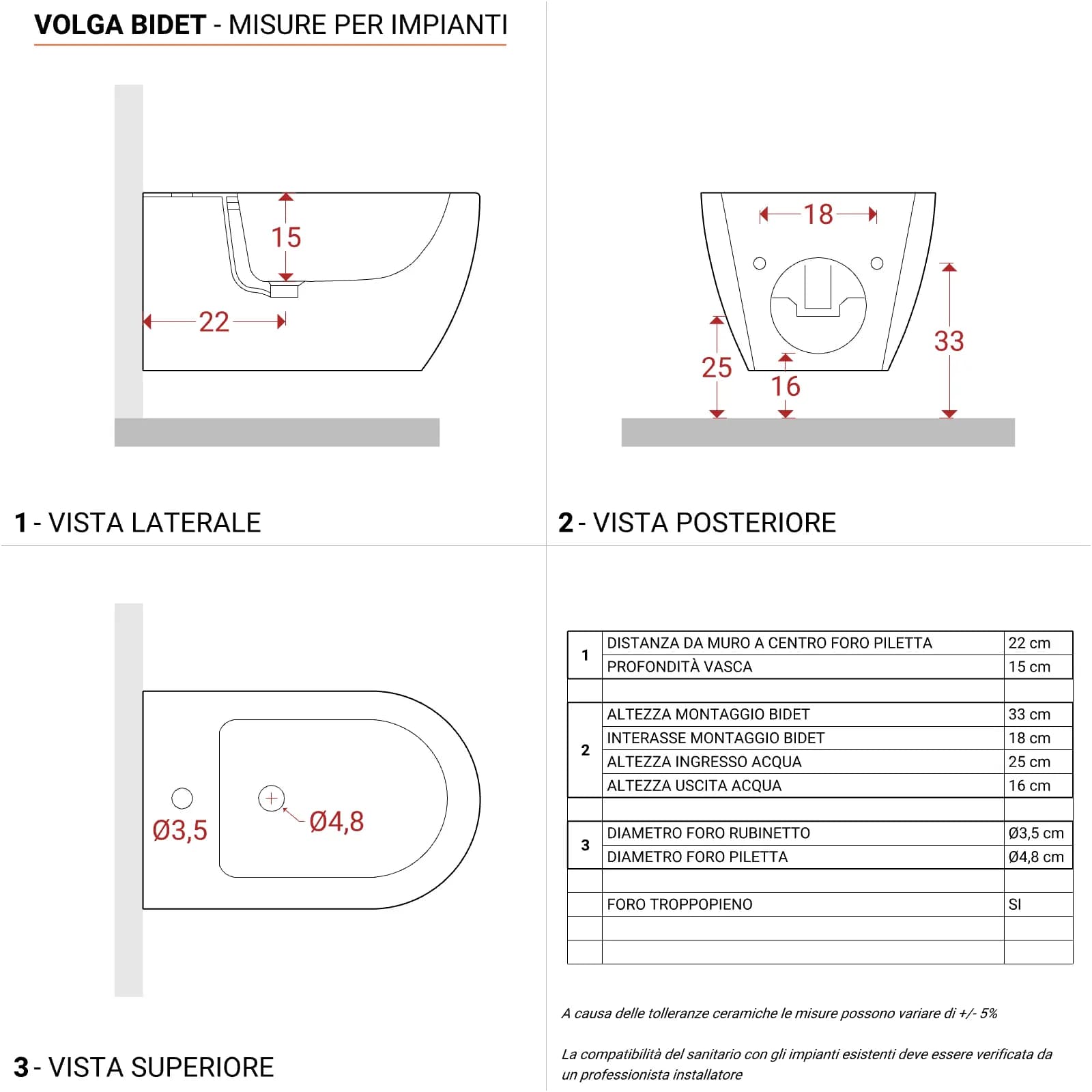 Sanitari sospesi rimless ceramica Volga risciacquo integrale con copriwc softclose