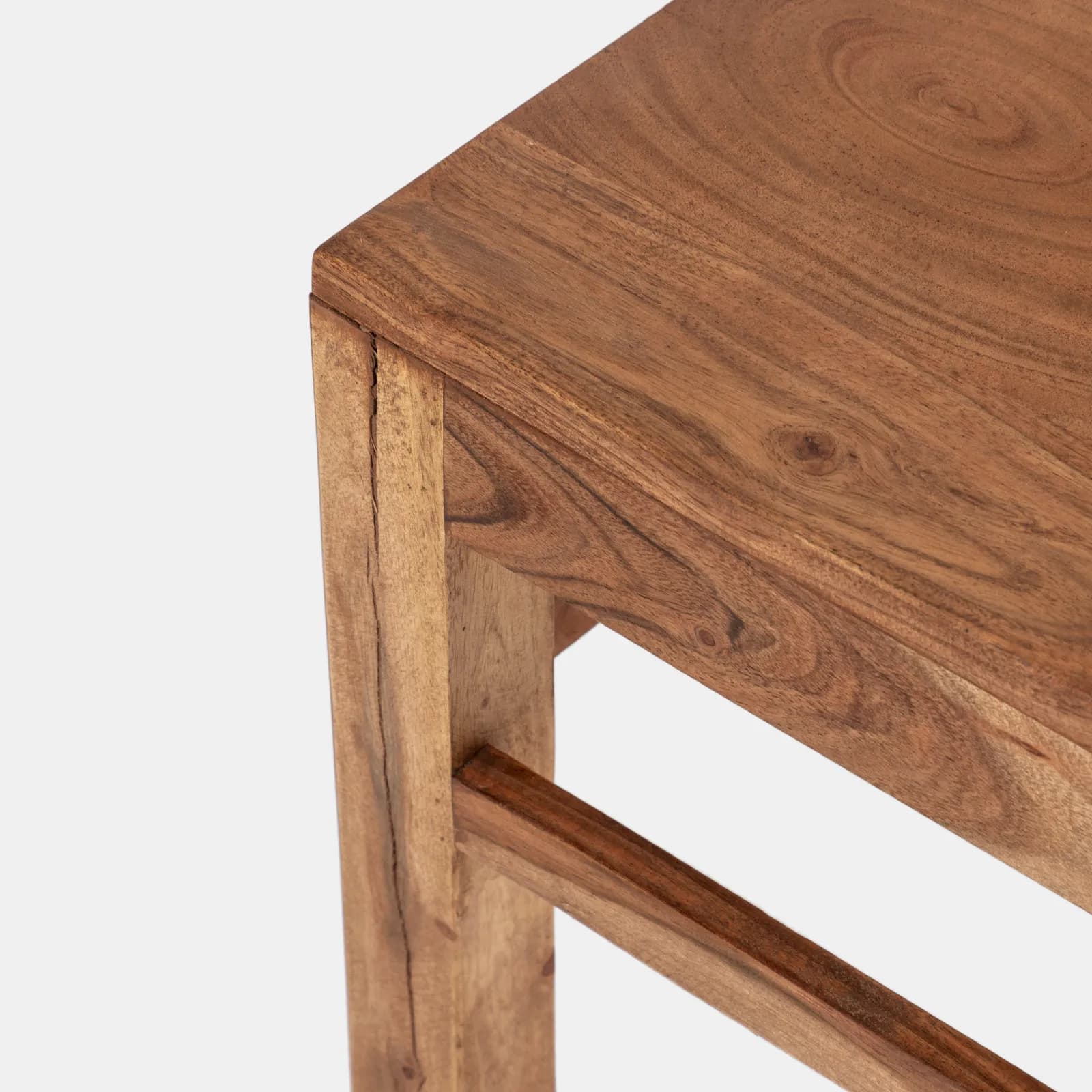 Sedia in legno con schienale a doghe - Freia Acacia