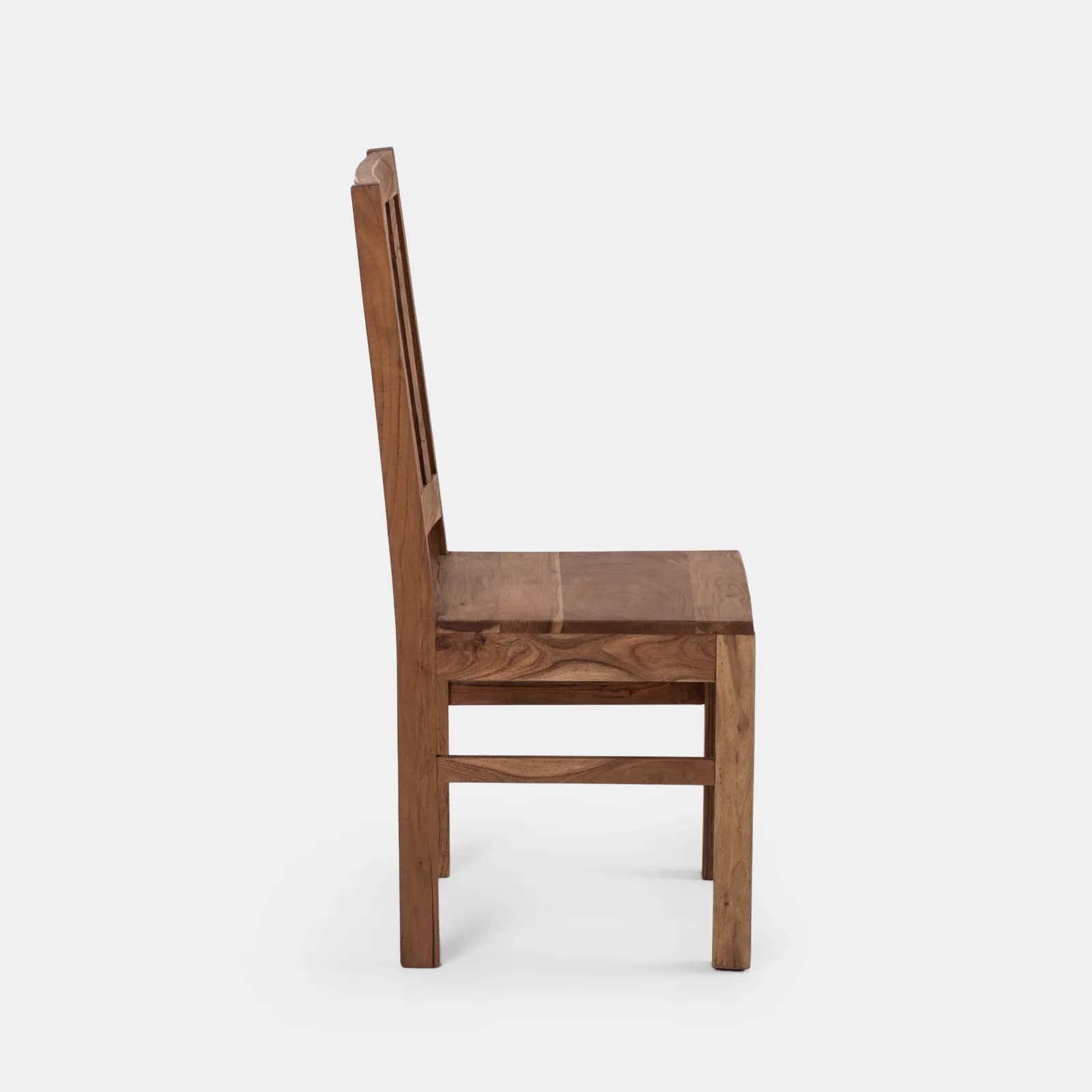 Sedia in legno con schienale a doghe - Freia Acacia