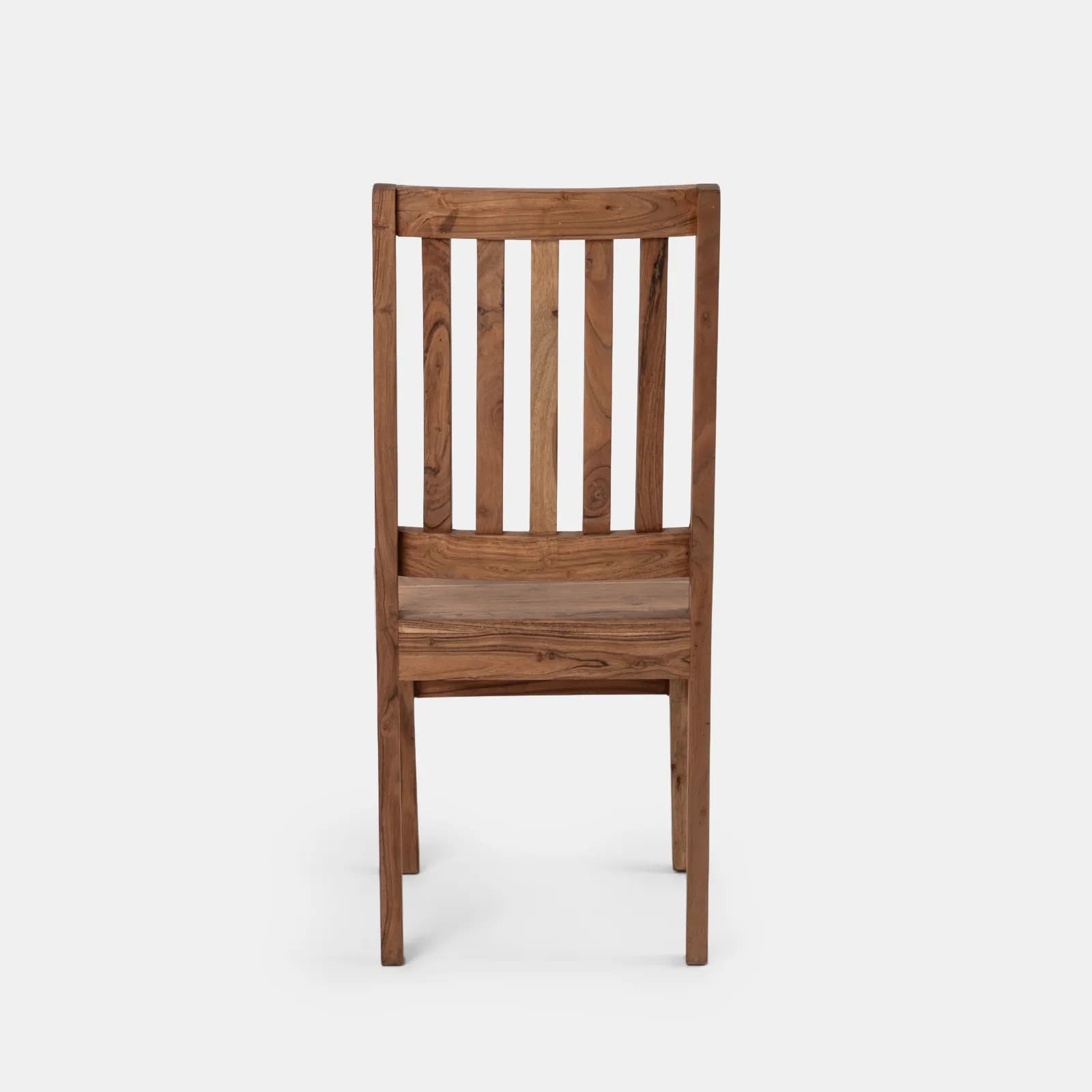 Sedia in legno con schienale a doghe - Freia Acacia
