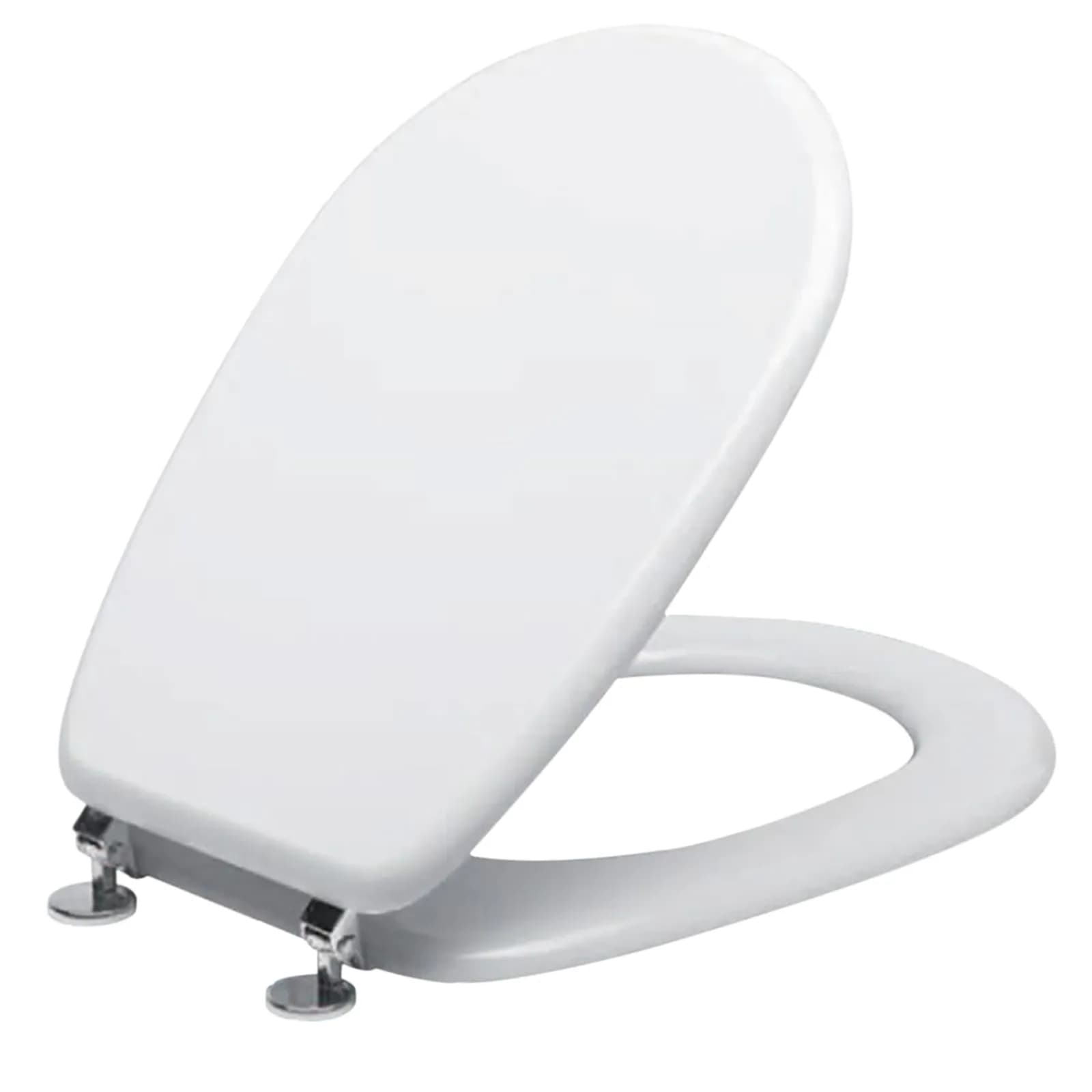 Sedile copriwc in legno bianco compatibile con la serie Liuto di Ideal Standard