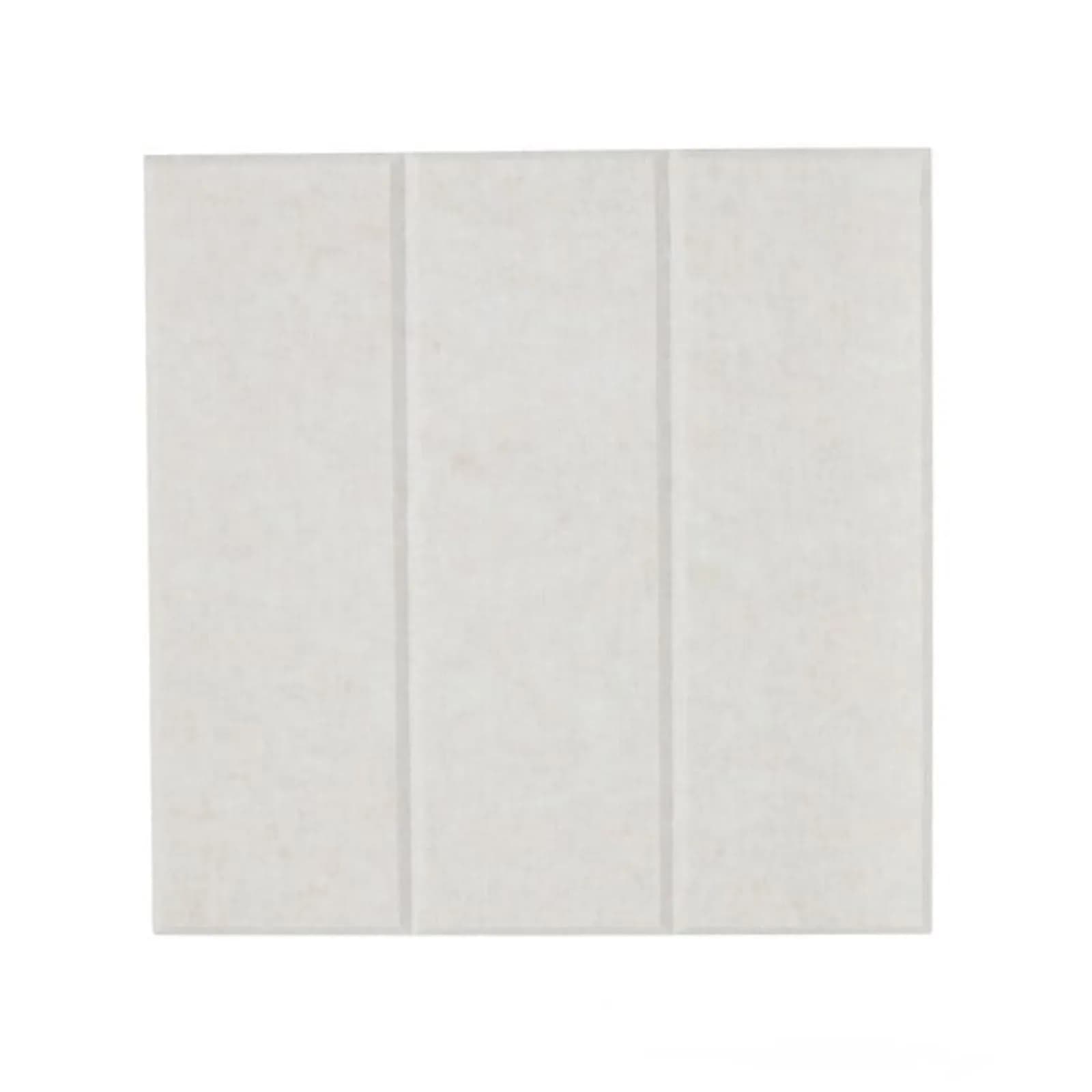 Set 12 pannelli fonoassorbenti boiserie 30x30 cm grigio con linee rette - Colette