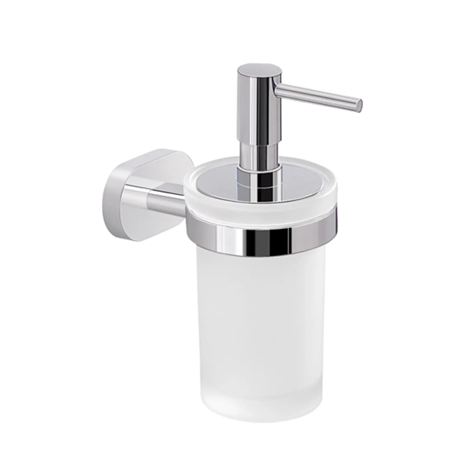 Set 2 accessori a muro in cromall inox e vetro - Bernina di Gedy