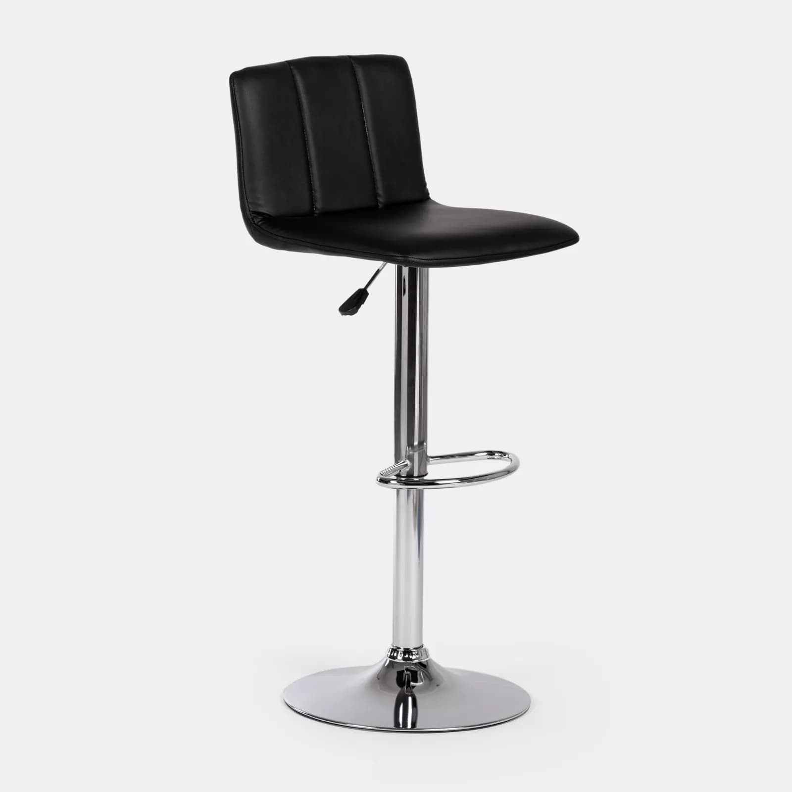 Set 2 sgabelli in similpelle nero - Carabo