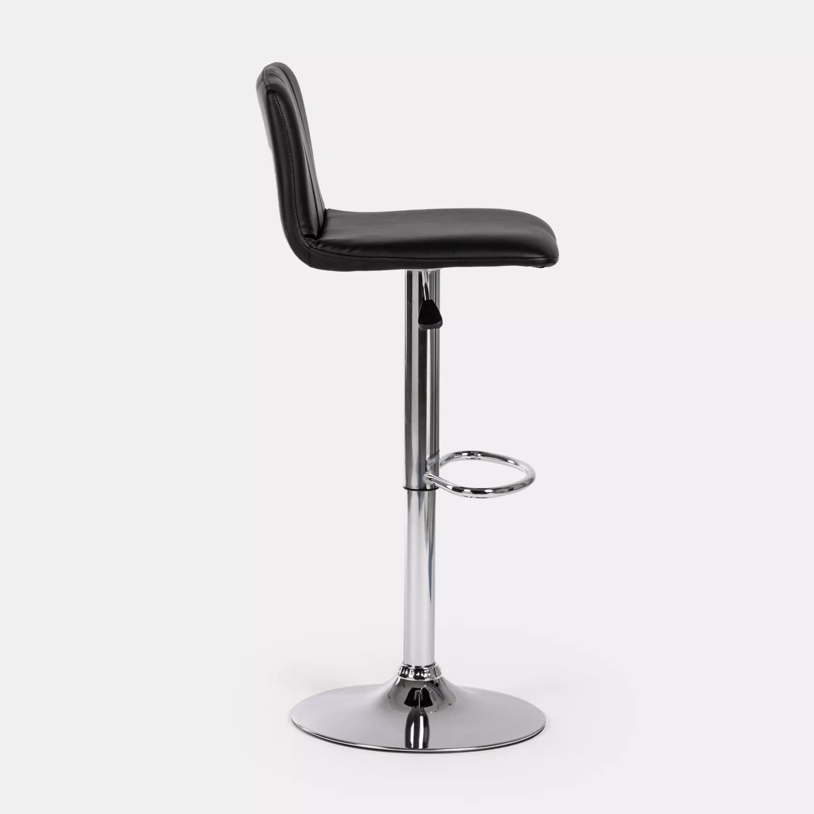Set 2 sgabelli in similpelle nero - Carabo