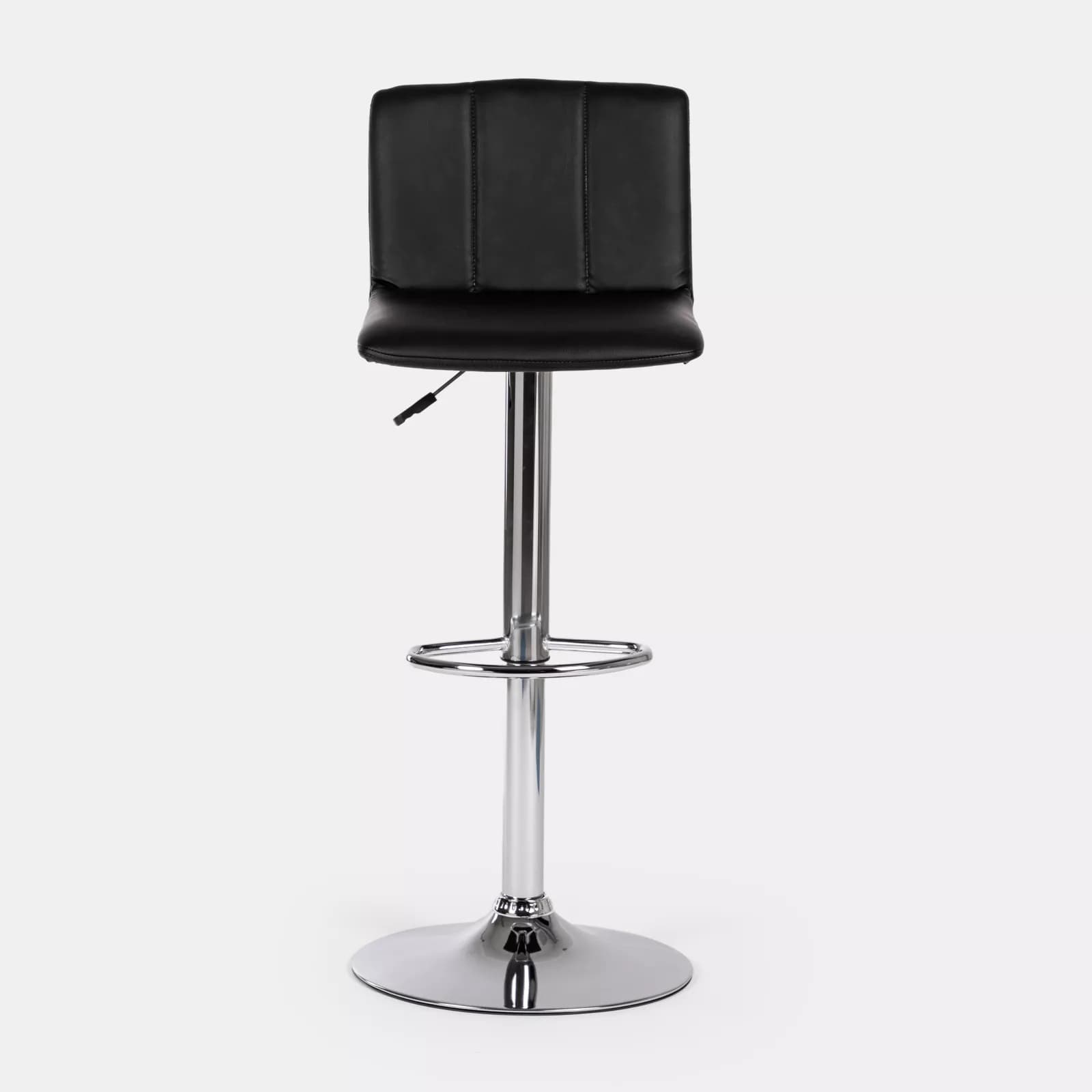 Set 2 sgabelli in similpelle nero - Carabo