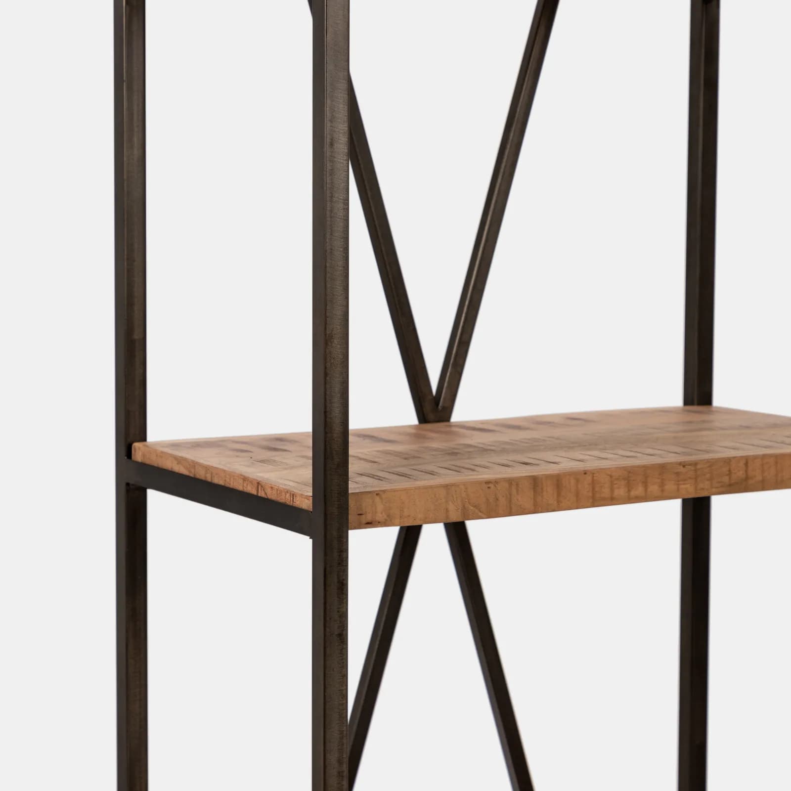 Set 2 librerie in legno di acacia e metallo - Freia Acacia