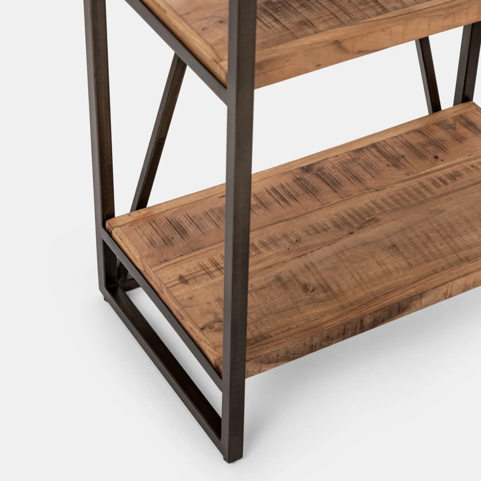 Set 2 librerie in legno di acacia e metallo - Freia Acacia
