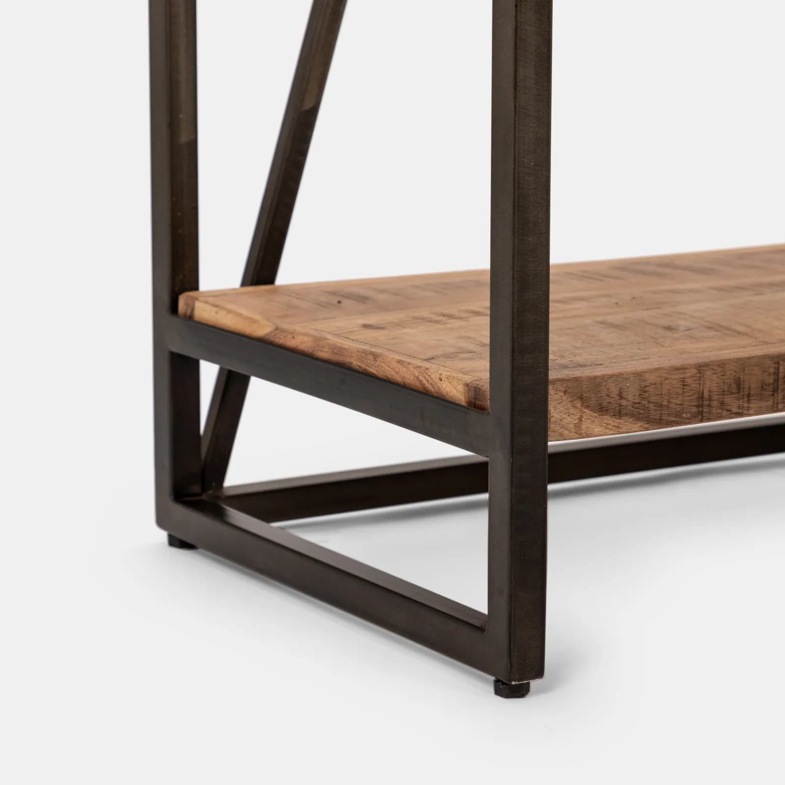 Set 2 librerie in legno di acacia e metallo - Freia Acacia