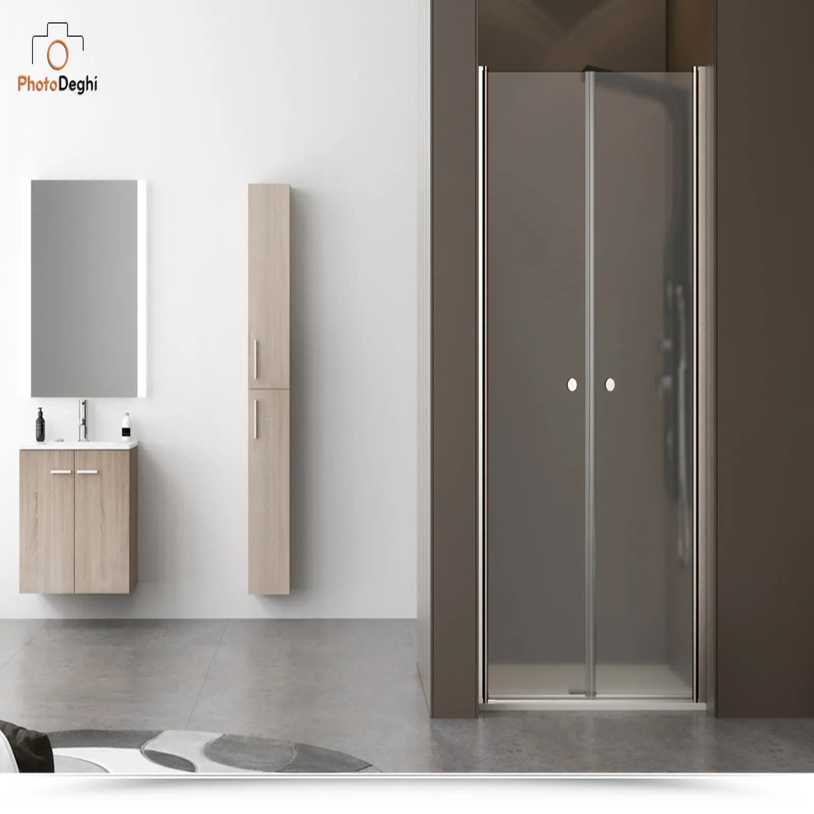 Set 2 nottolini ricambio box doccia cromati