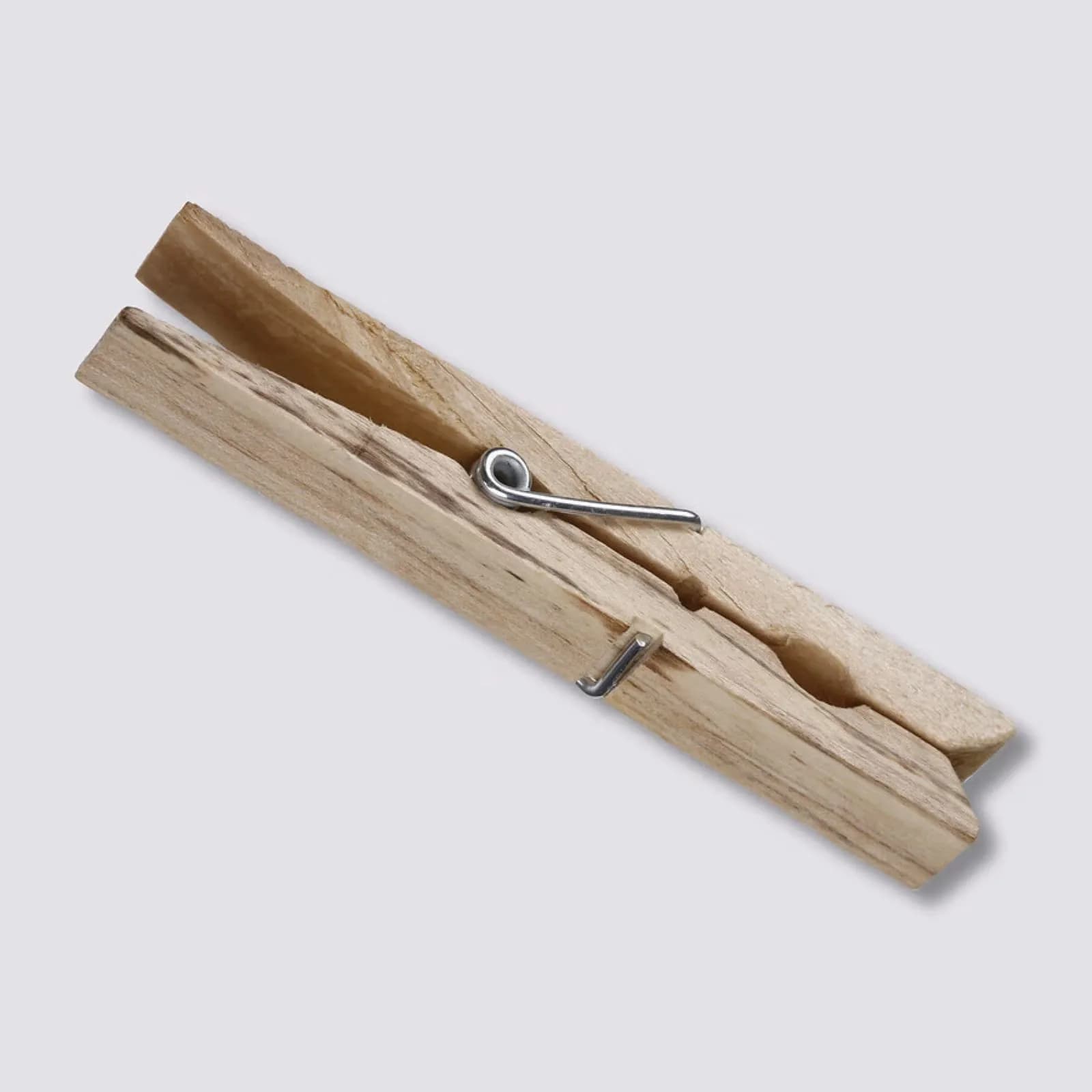 Set 24 mollette per bucato da 9 cm in legno naturale
