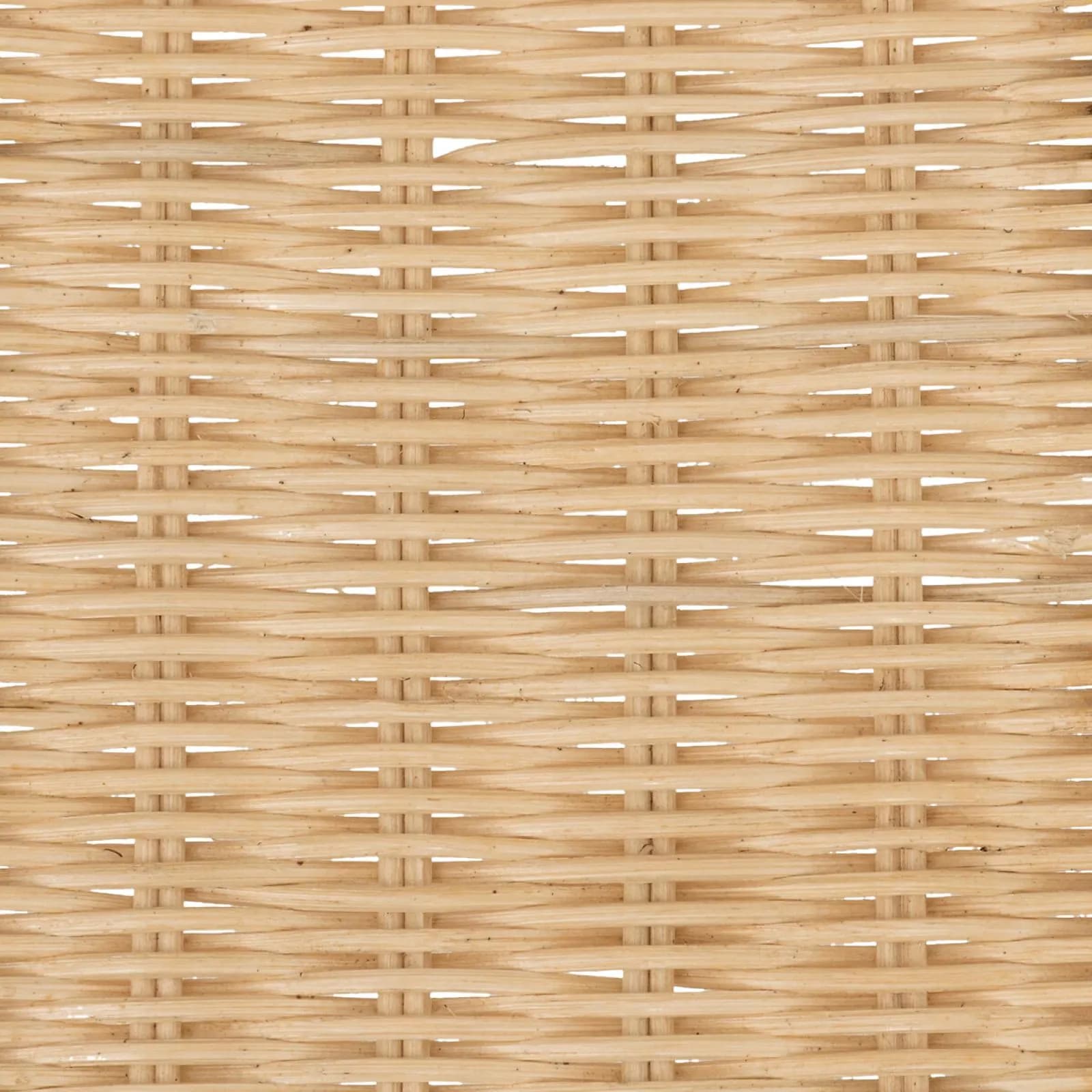 Set 3 sedie in acciaio nero e rattan intrecciato a mano - Mayne