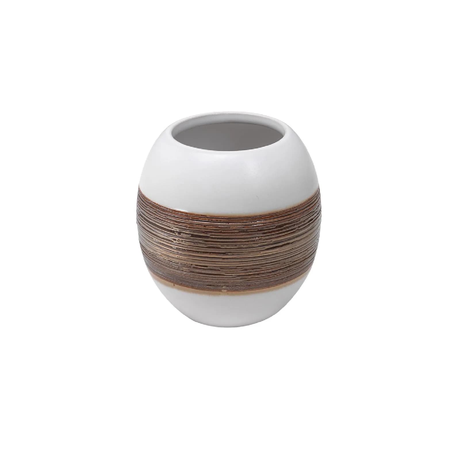 Set 4 accessori appoggio in resina bianco e bronzo - Alexia di Gedy