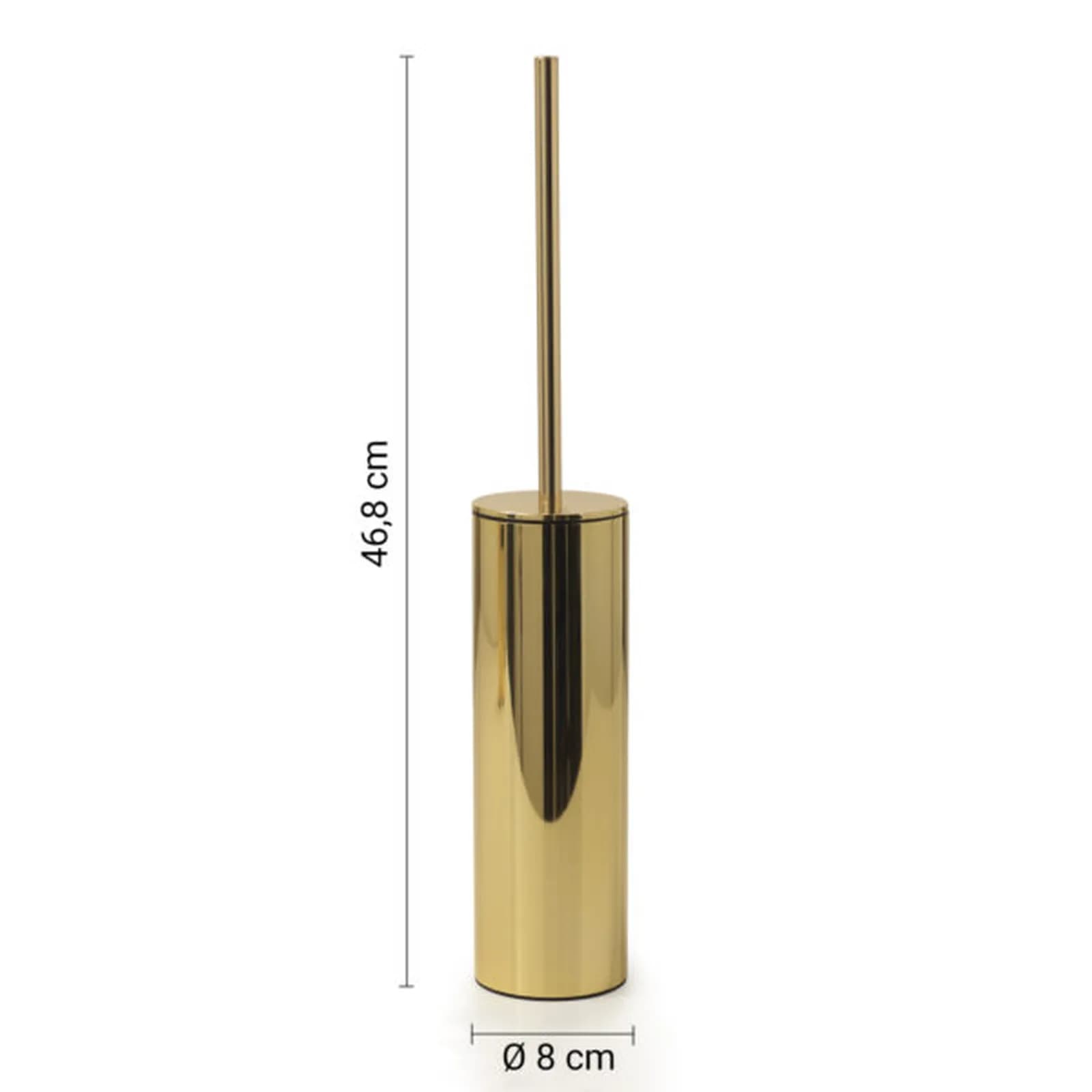 Set 4 accessori d'appoggio in acciaio inox oro - Elettra di Gedy