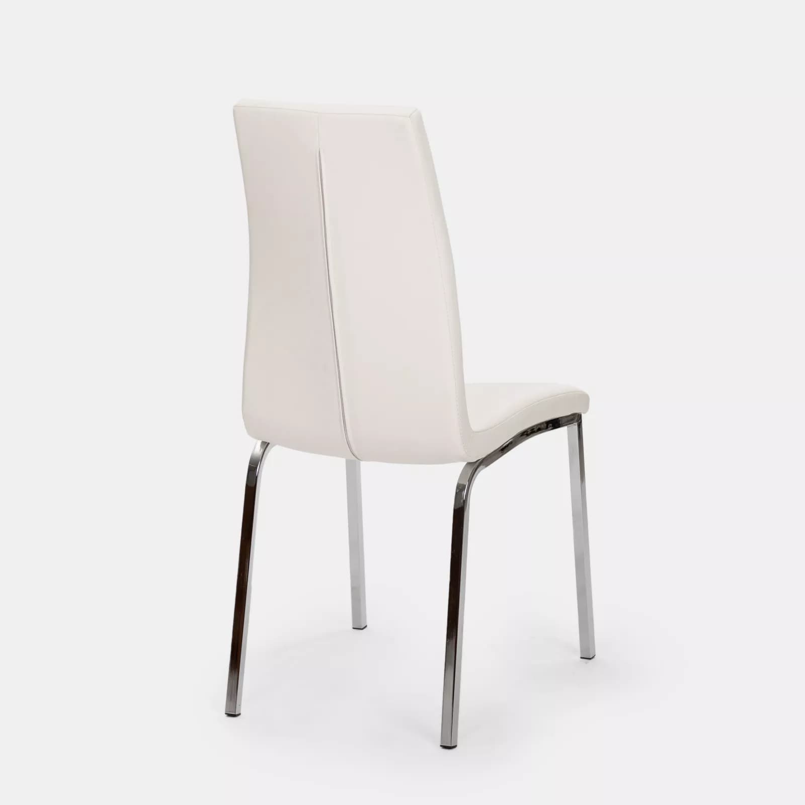 Set 4 sedie design moderno in similpelle bianco - Granduca
