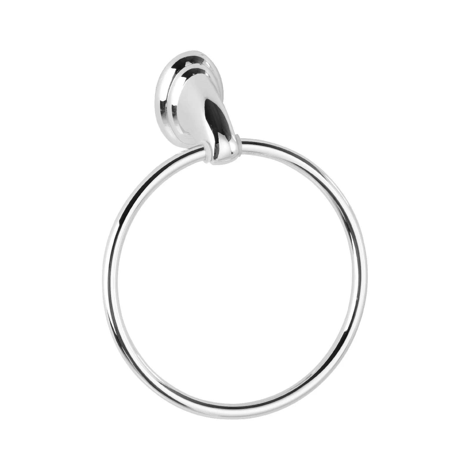Set accessori bagno 5 pezzi cromato e vetro satinato - Linea Facile