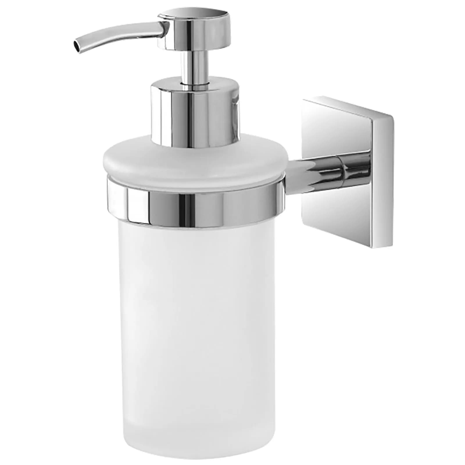 Set 5 accessori da bagno a muro in vetro e acciaio cromato - Myeasyset